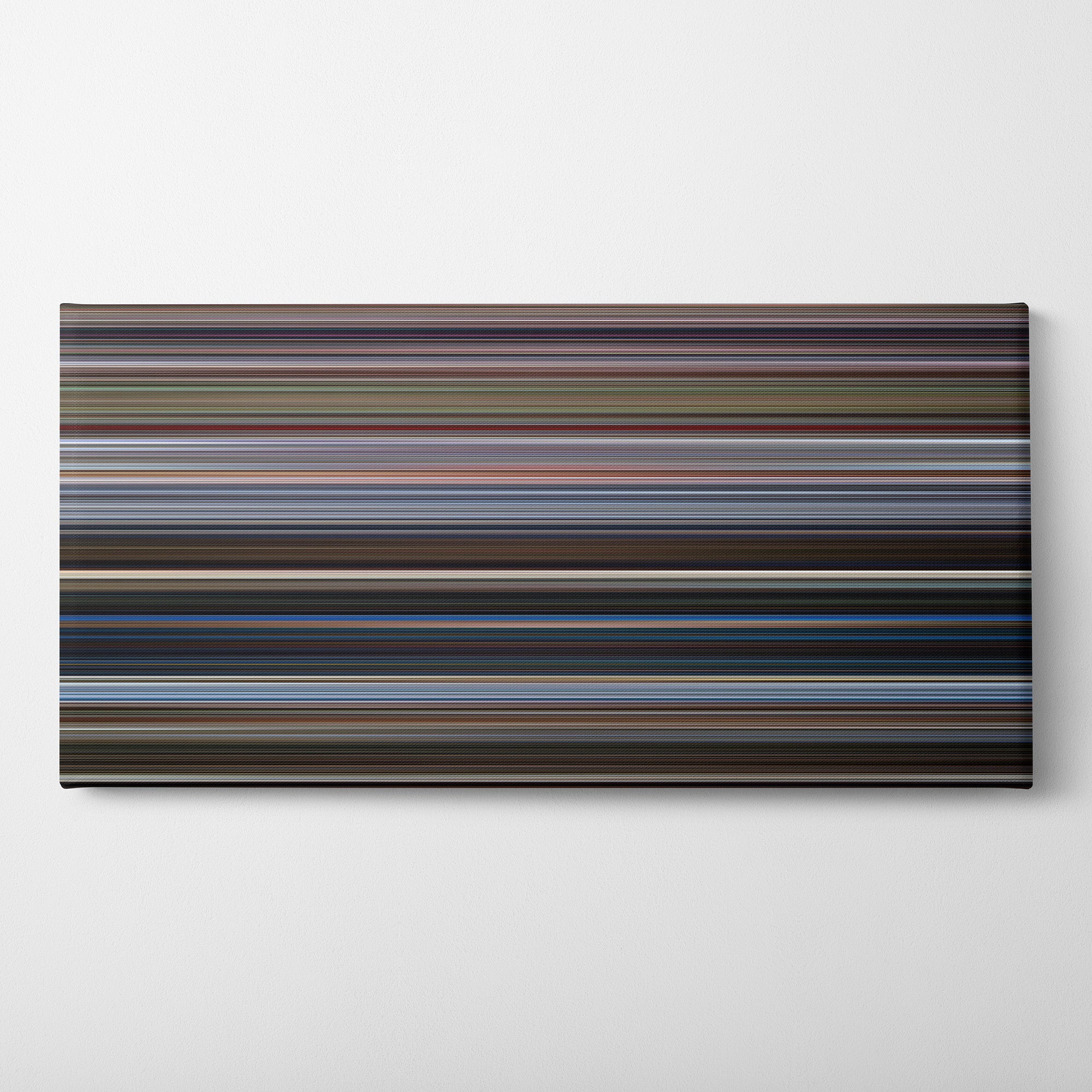 For Your Eyes Only (1981) CineSpectrum Color Spectrum Canvas Print - Horizontal on Wall