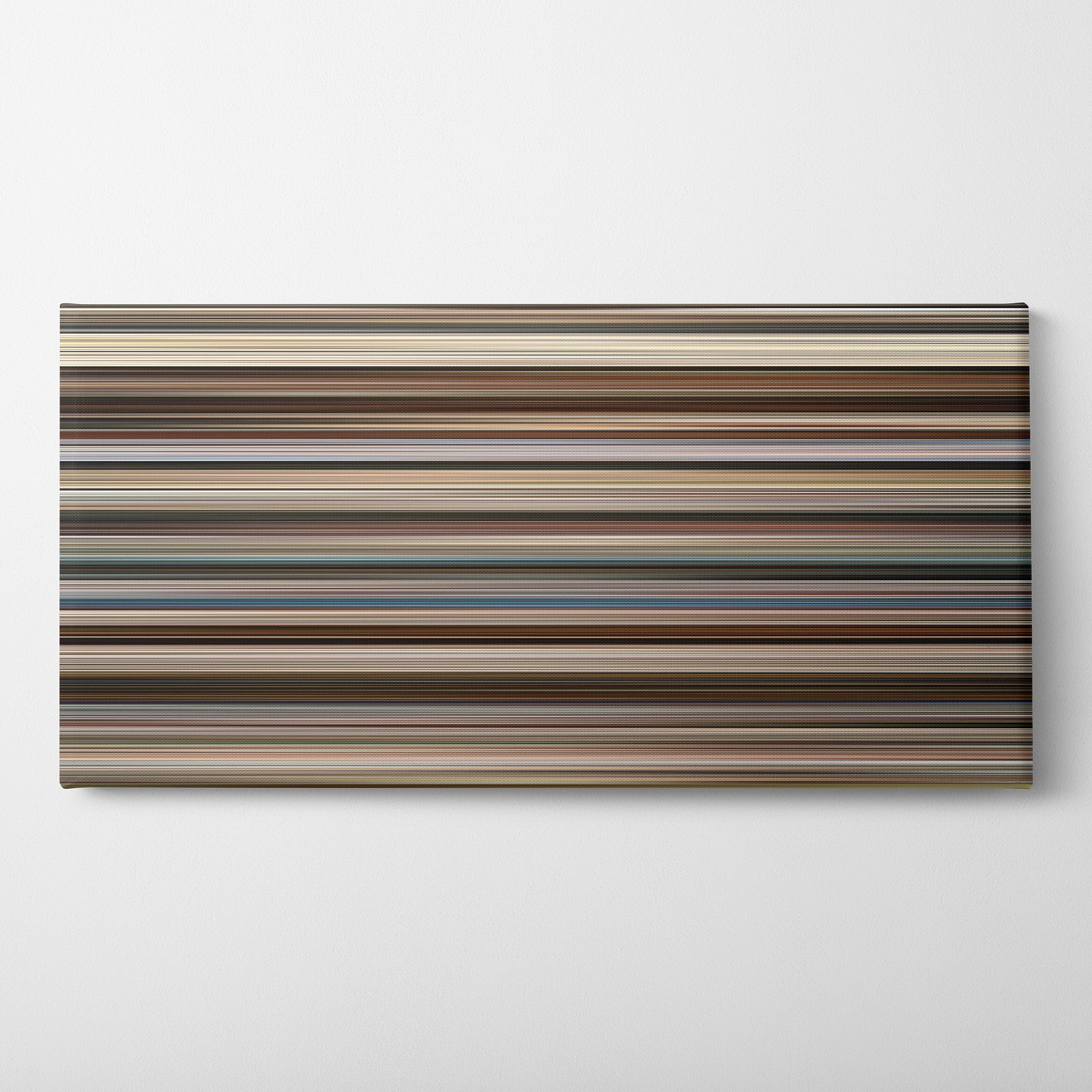 Ford v Ferrari (2019) CineSpectrum Color Spectrum Canvas Print - Horizontal on Wall