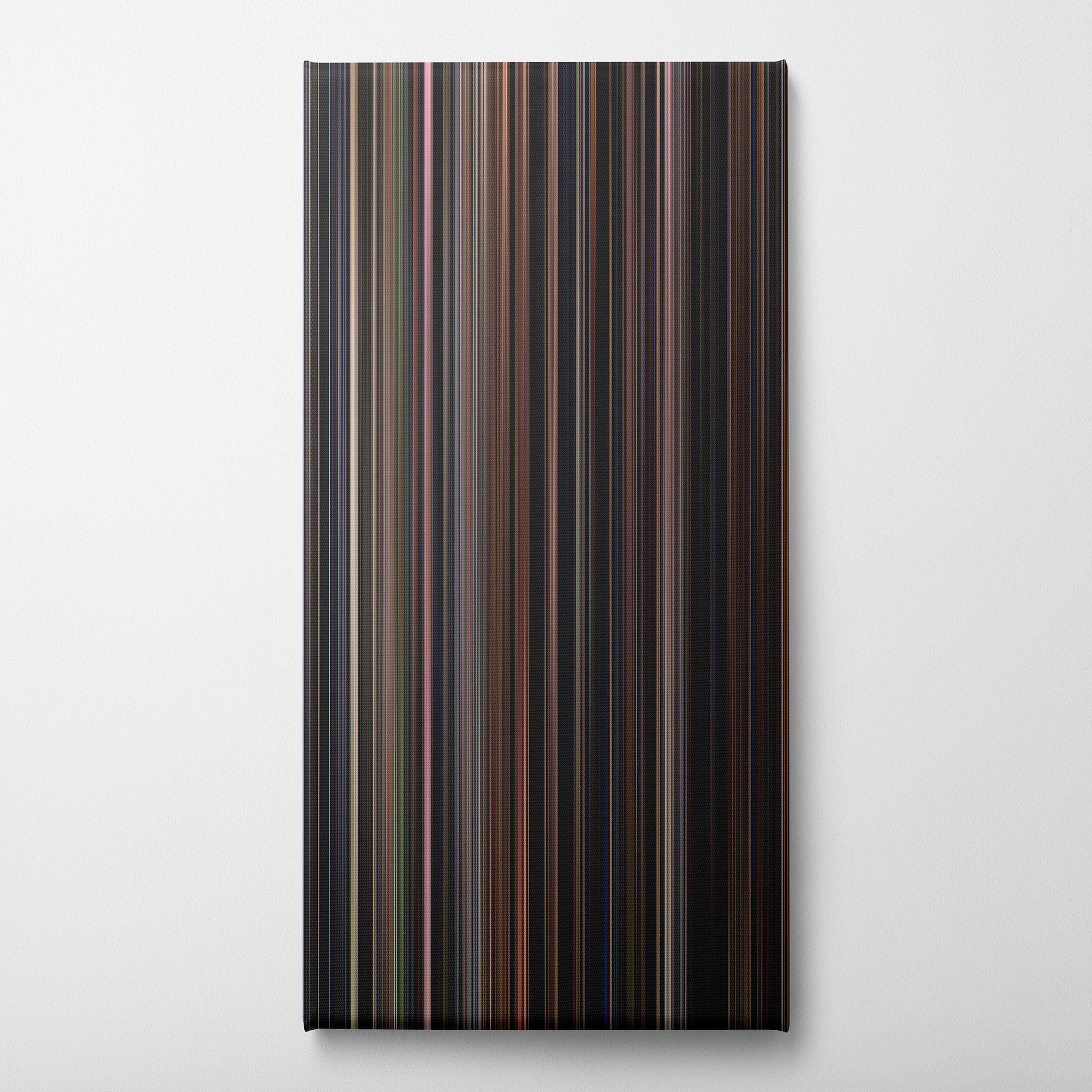 Friday the 13th - The Final Chapter (1984) CineSpectrum Color Spectrum Canvas Print - Vertical on Wall