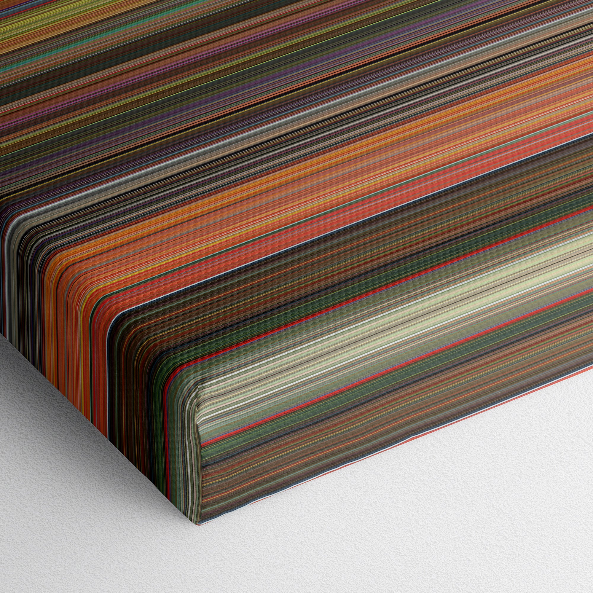 Fritz The Cat (1972) CineSpectrum Color Spectrum Canvas Print - Close Up of Bottom of Print