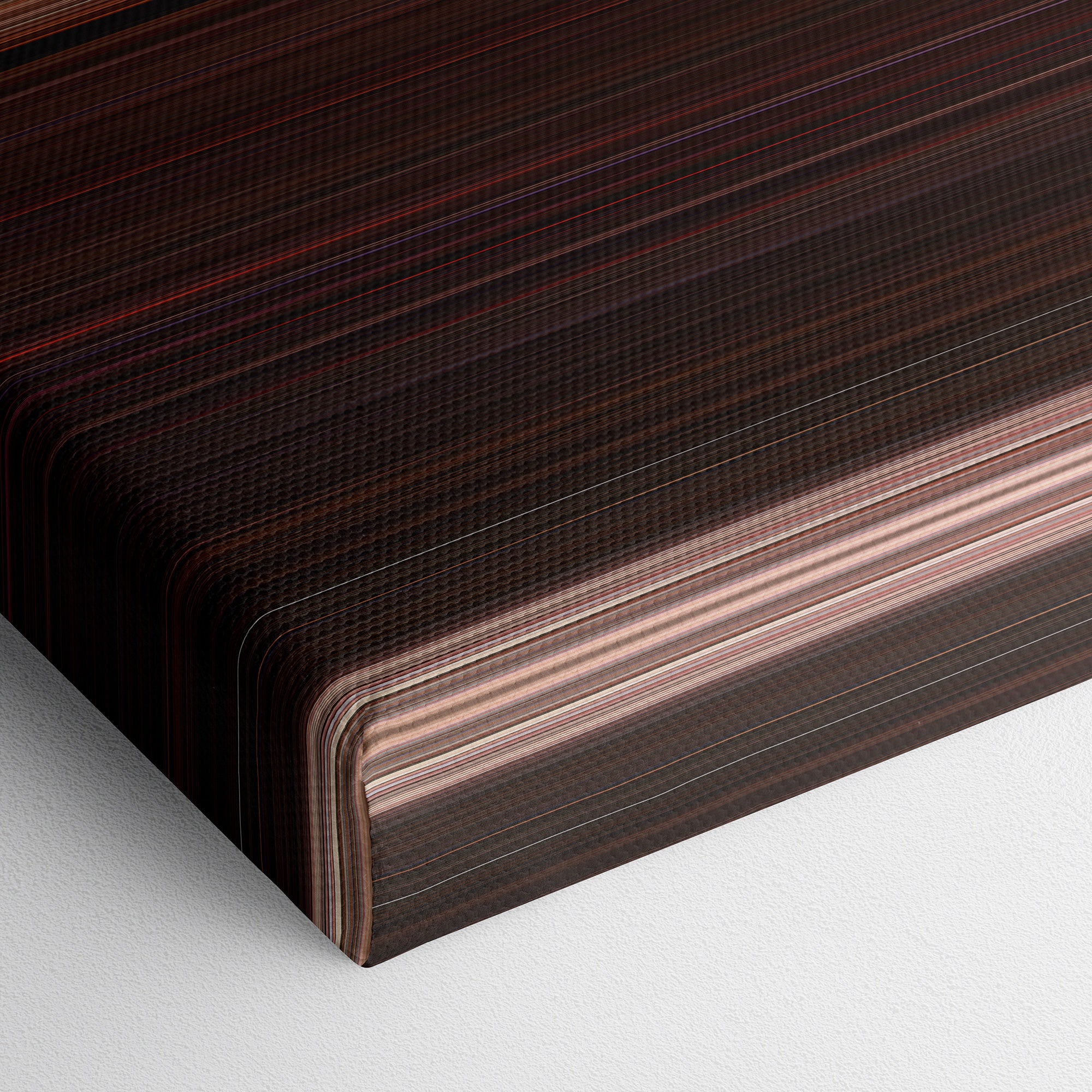 From Dusk Till Dawn (1996) CineSpectrum Color Spectrum Canvas Print - Close Up of Bottom of Print