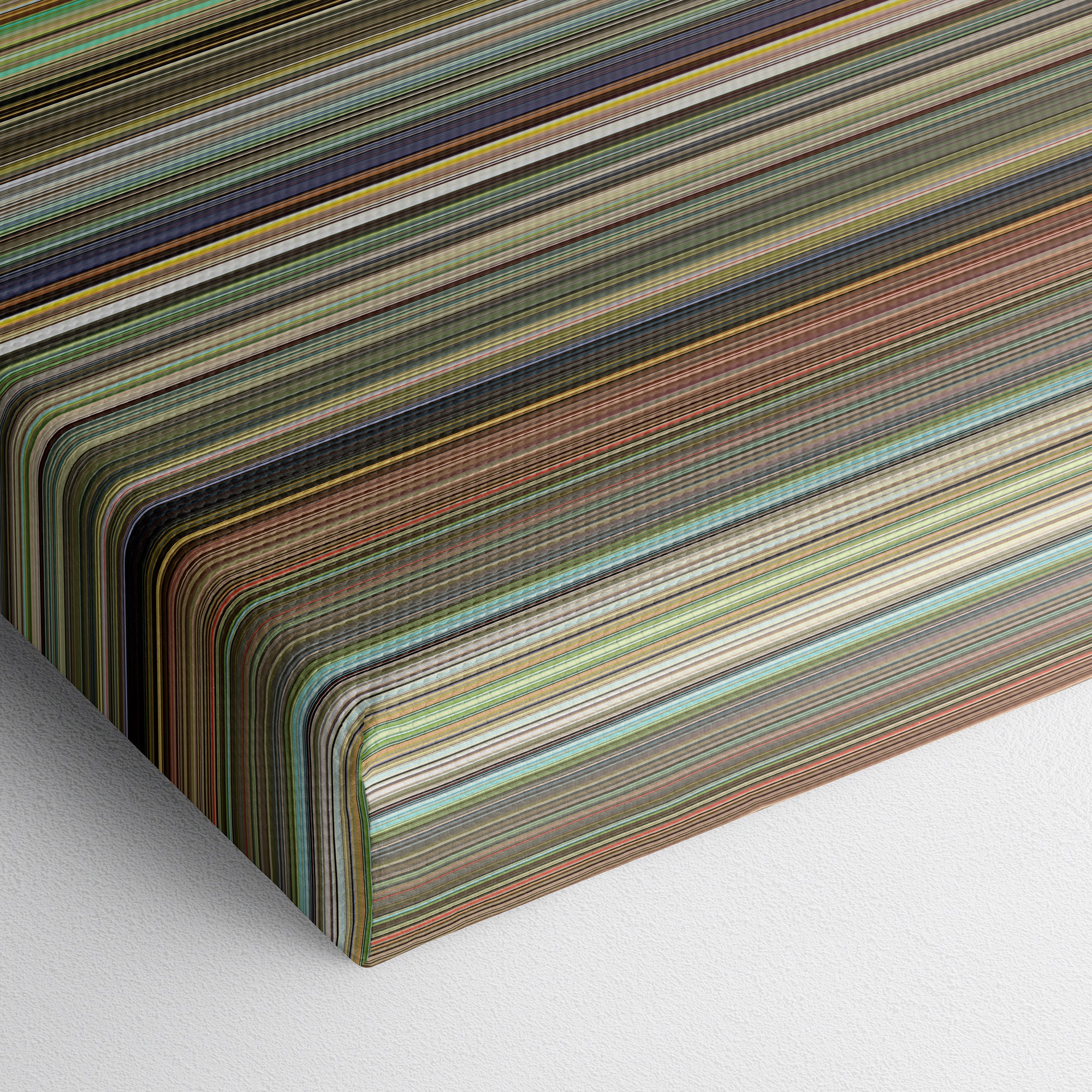 From Up on Poppy Hill (2011) CineSpectrum Color Spectrum Canvas Print - Close Up of Bottom of Print