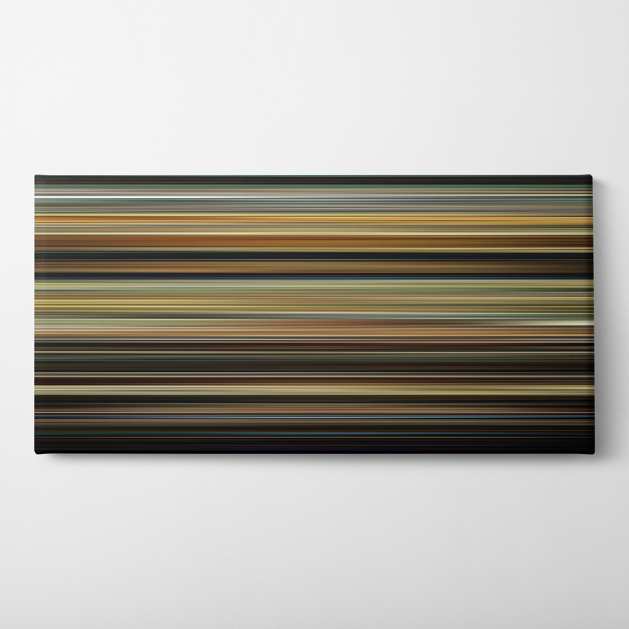 Get Out (2017) CineSpectrum Color Spectrum Canvas Print - Horizontal on Wall