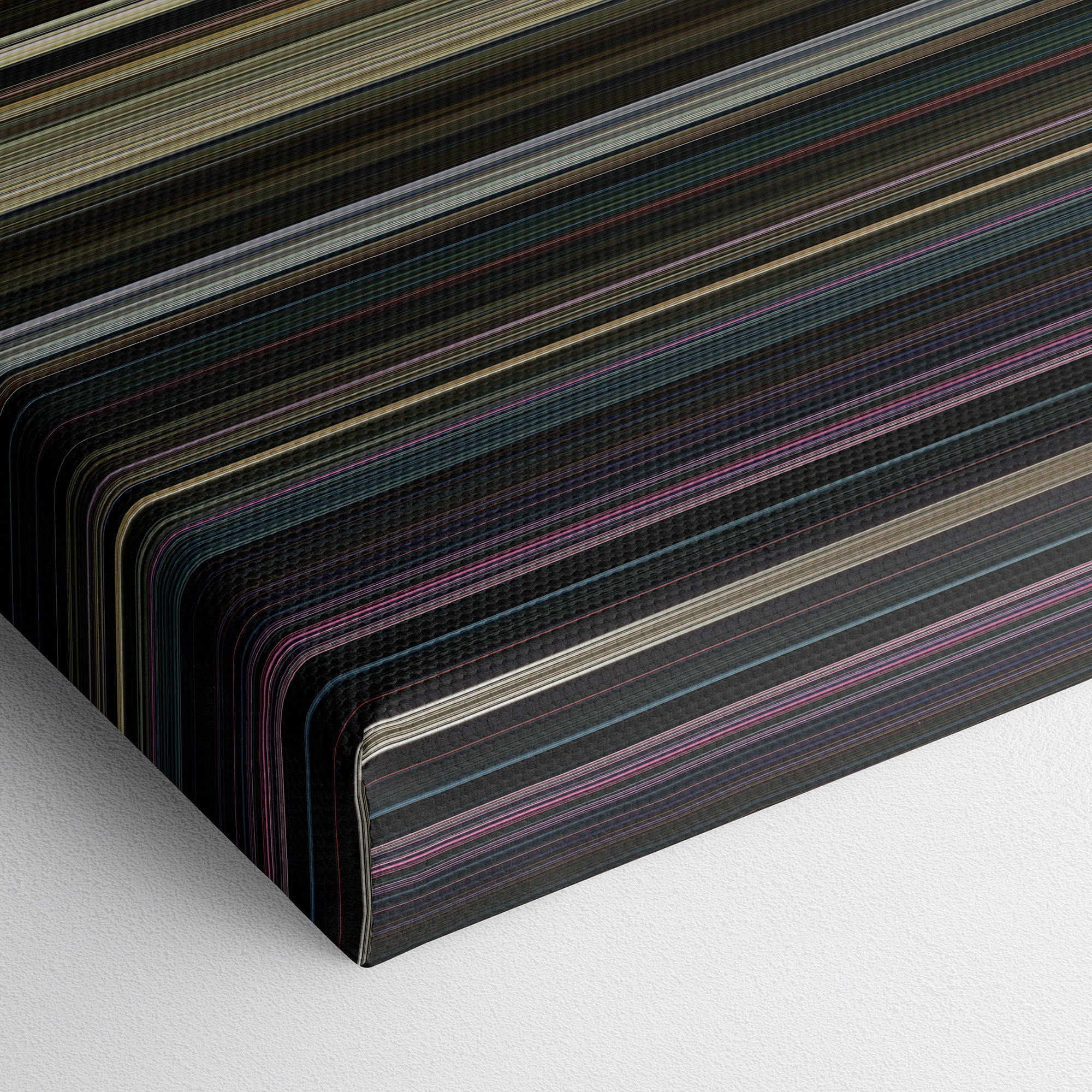 Ghostbusters Afterlife (2021) CineSpectrum Color Spectrum Canvas Print - Close Up of Bottom of Print