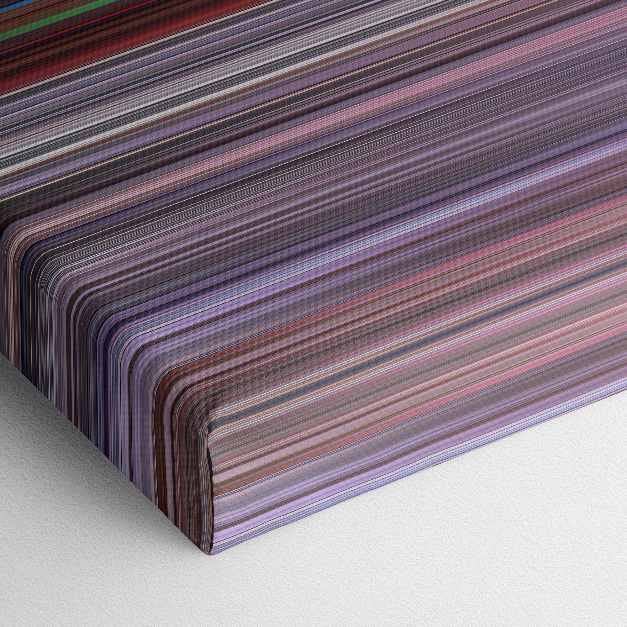 Glengarry Glen Ross (1992) CineSpectrum Color Spectrum Canvas Print - Close Up of Bottom of Print