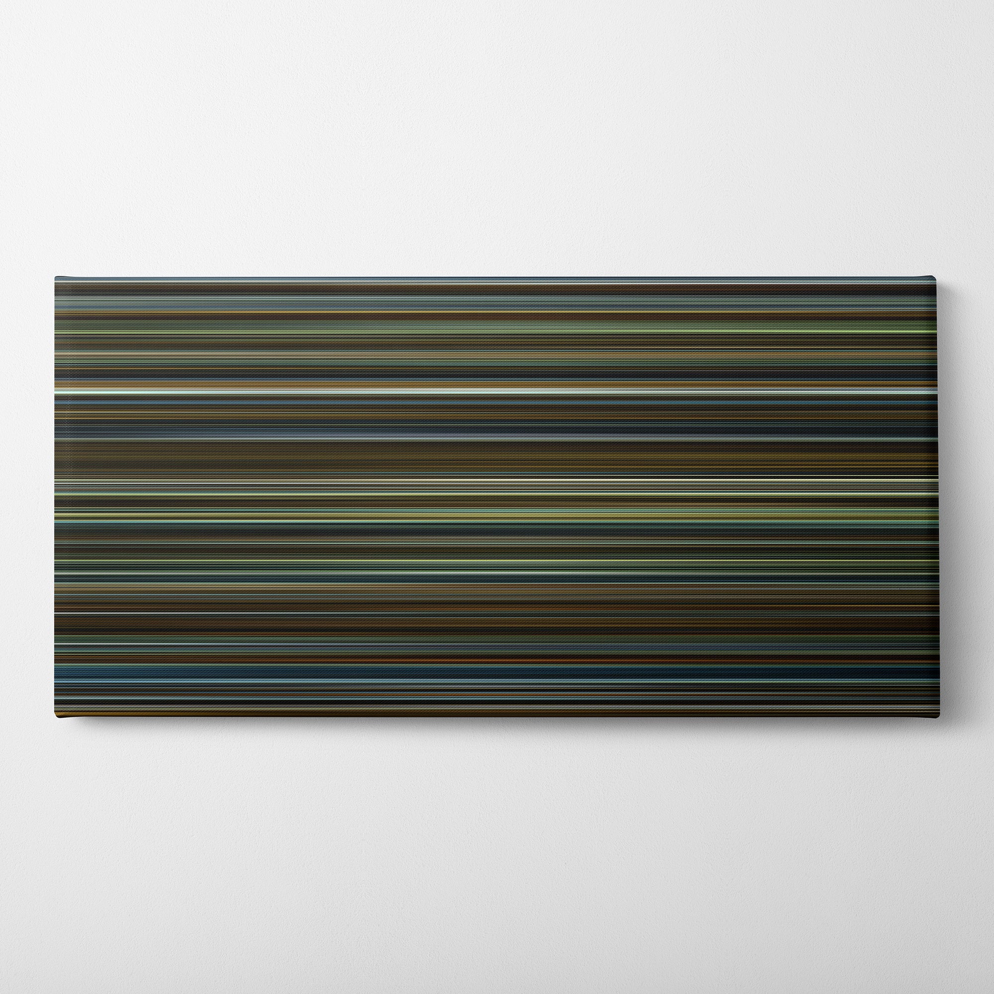 Gone Girl (2014) CineSpectrum Color Spectrum Canvas Print - Horizontal on Wall