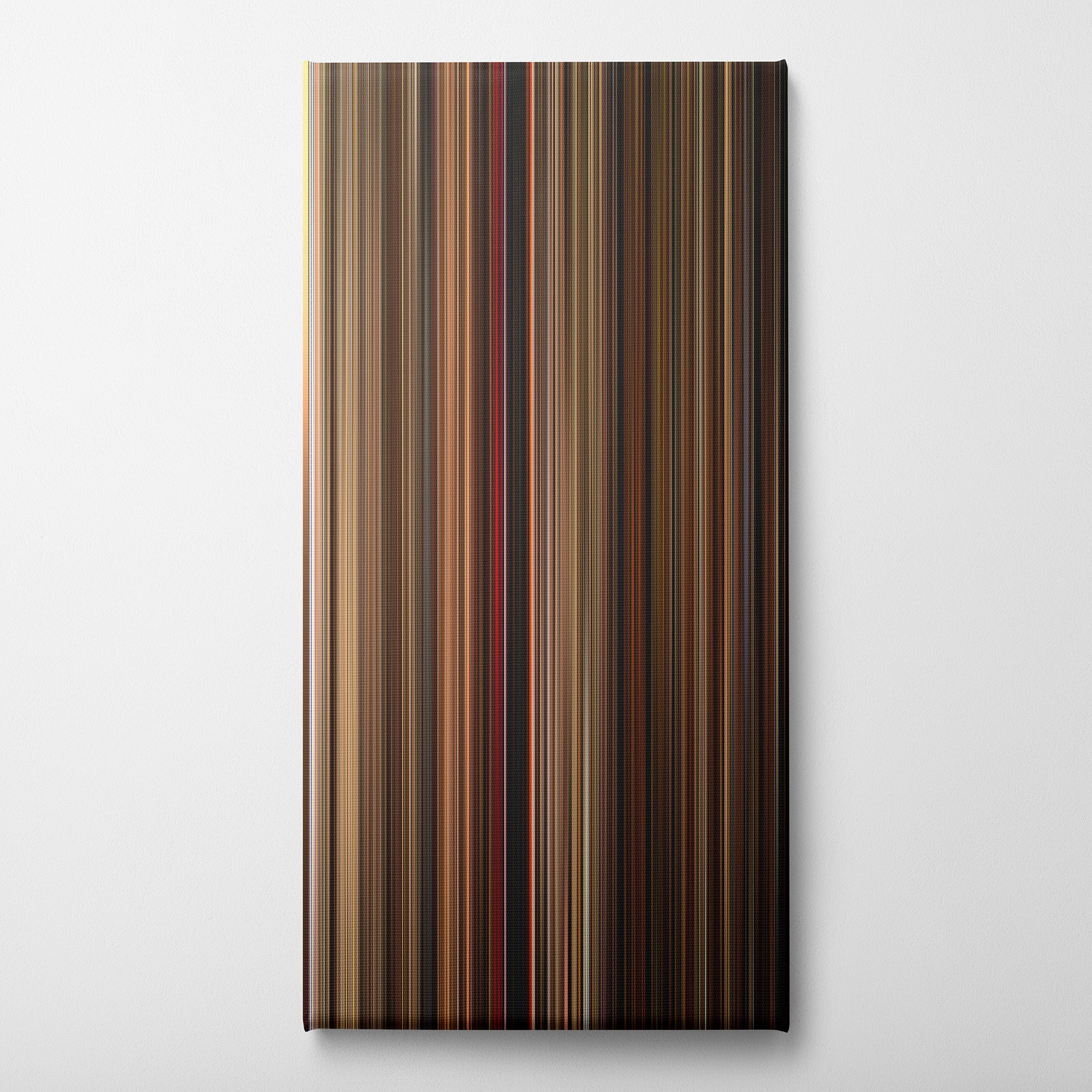 Gone With the Wind (1939) CineSpectrum Color Spectrum Canvas Print - Vertical on Wall