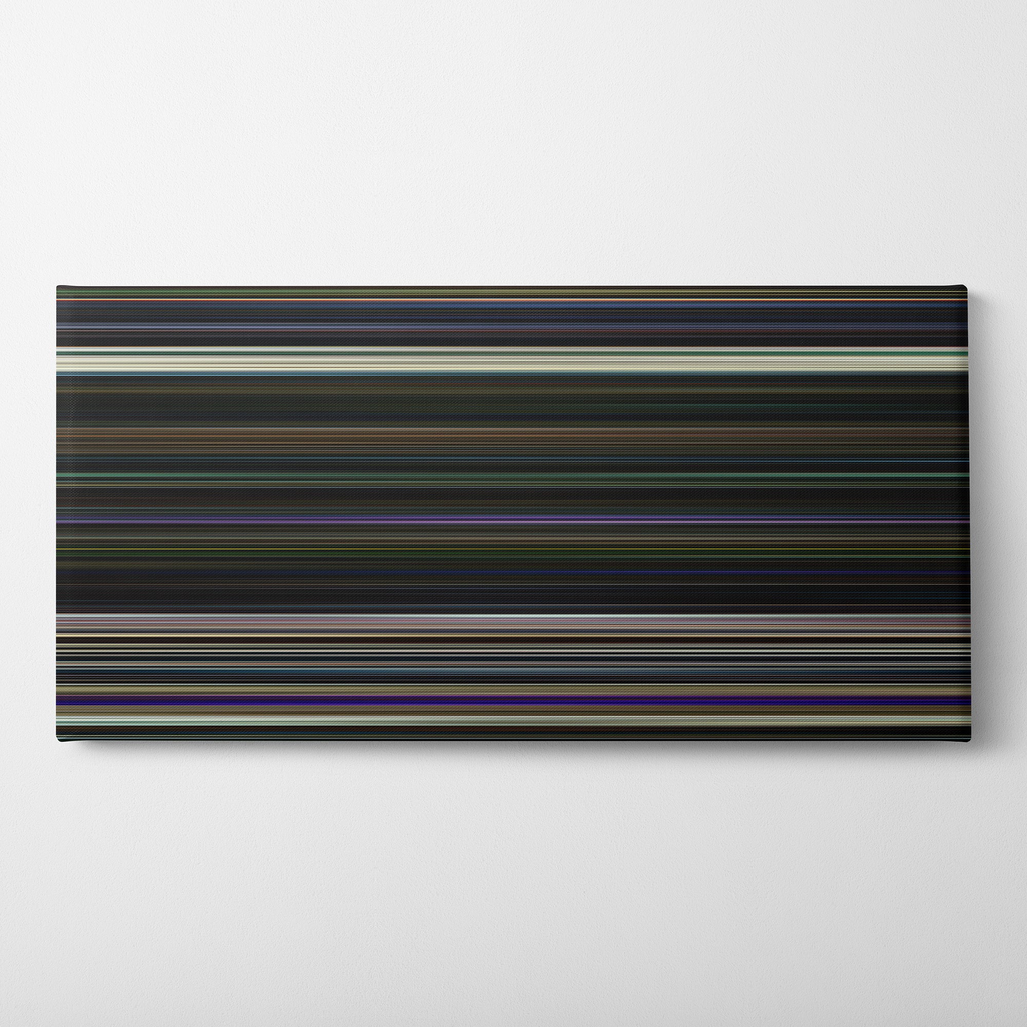 Guardians of the Galaxy (2014) CineSpectrum Color Spectrum Canvas Print - Horizontal on Wall
