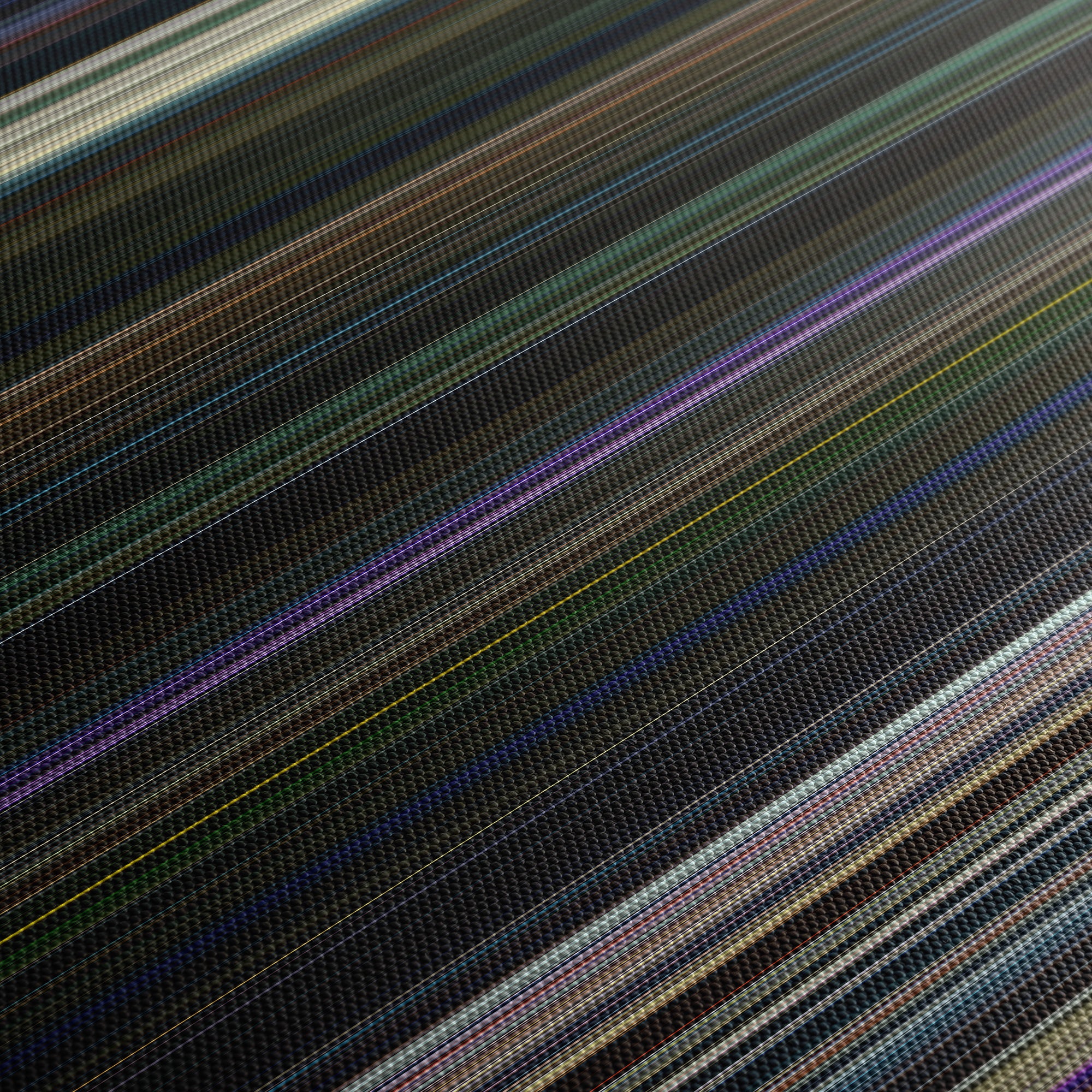 Guardians of the Galaxy (2014) CineSpectrum Color Spectrum Canvas Print - Close Up of Middle of Print