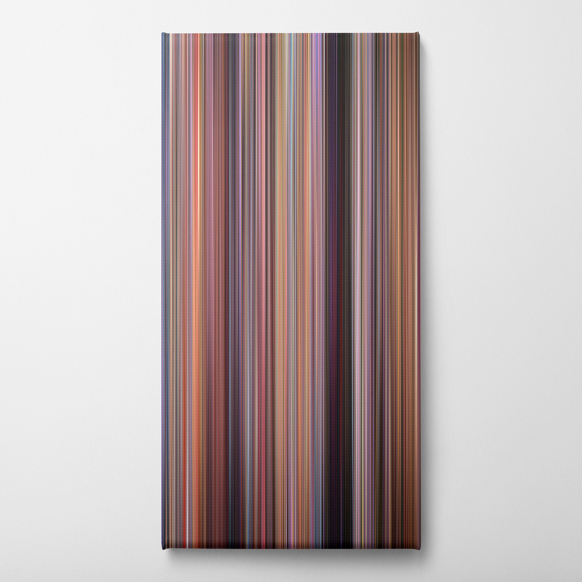 Hairspray (1988) CineSpectrum Color Spectrum Canvas Print - Vertical on Wall