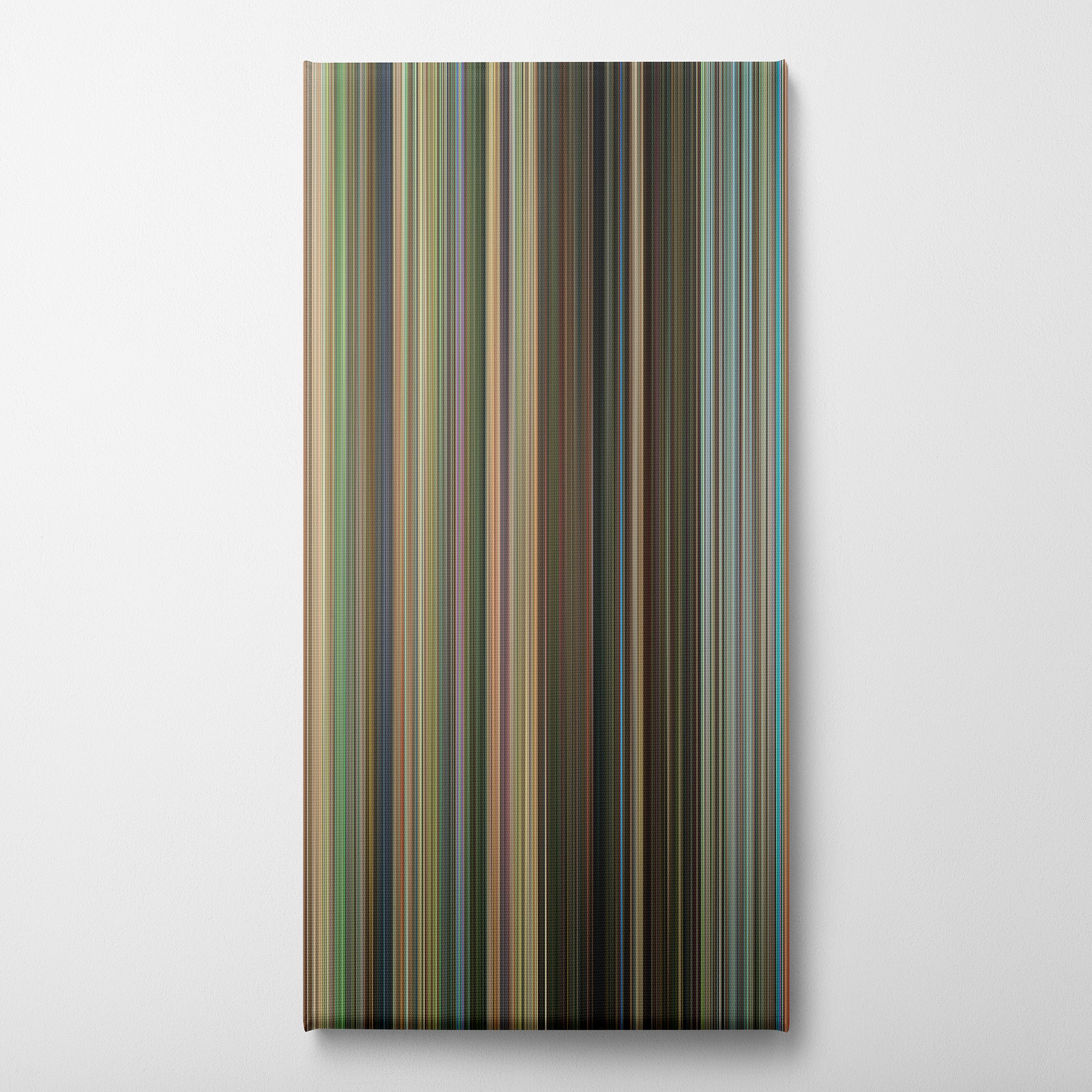Hairspray (2007) CineSpectrum Color Spectrum Canvas Print - Vertical on Wall