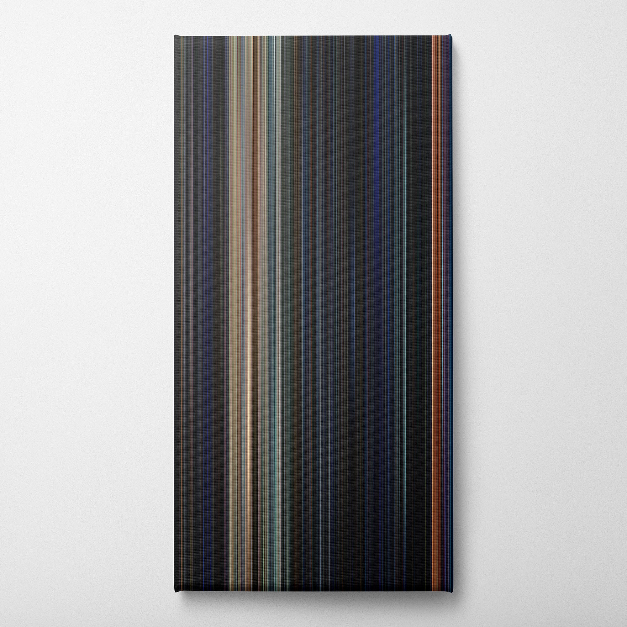 Halloween - Resurrection (2002) CineSpectrum Color Spectrum Canvas Print - Vertical on Wall