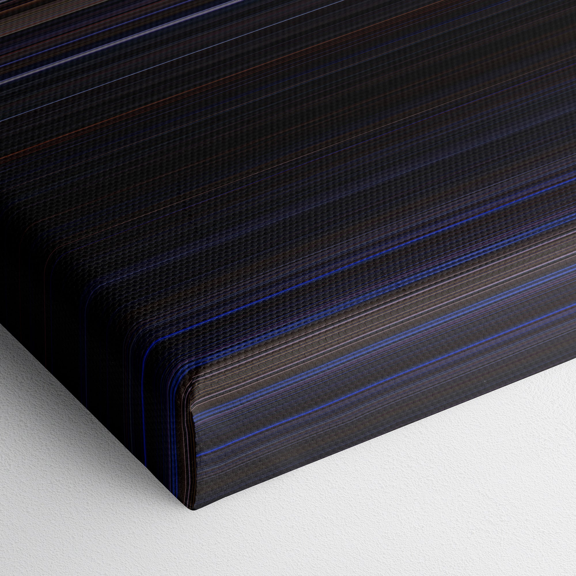 Halloween 4 - The Return of Michael Myers (1988) CineSpectrum Color Spectrum Canvas Print - Close Up of Bottom of Print