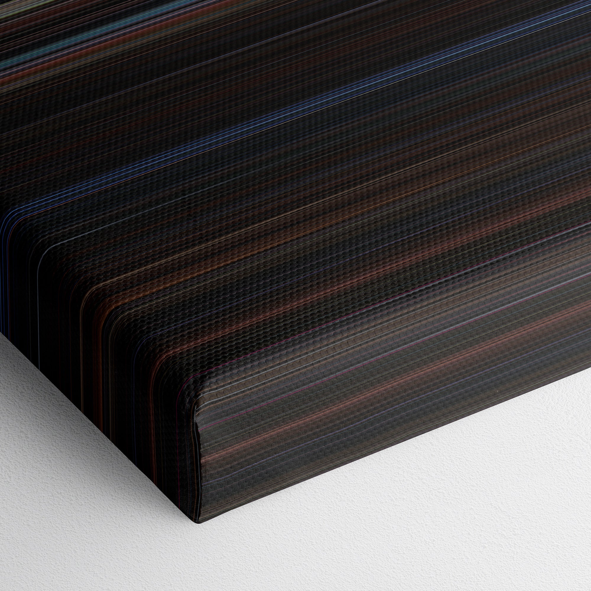 Halloween 5 - The Revenge of Michael Myers (1989) CineSpectrum Color Spectrum Canvas Print - Close Up of Bottom of Print