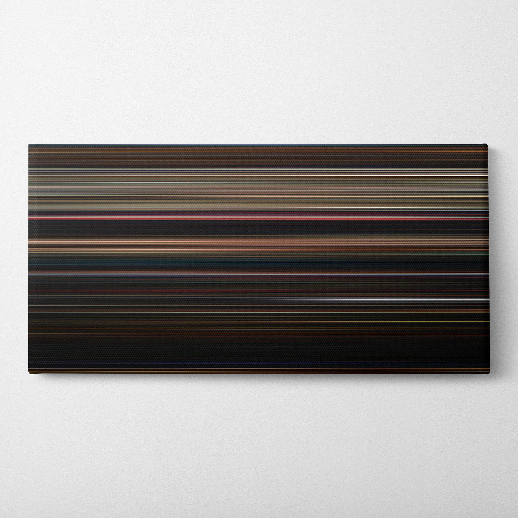Halloween Ends (2022) CineSpectrum Color Spectrum Canvas Print - Horizontal on Wall