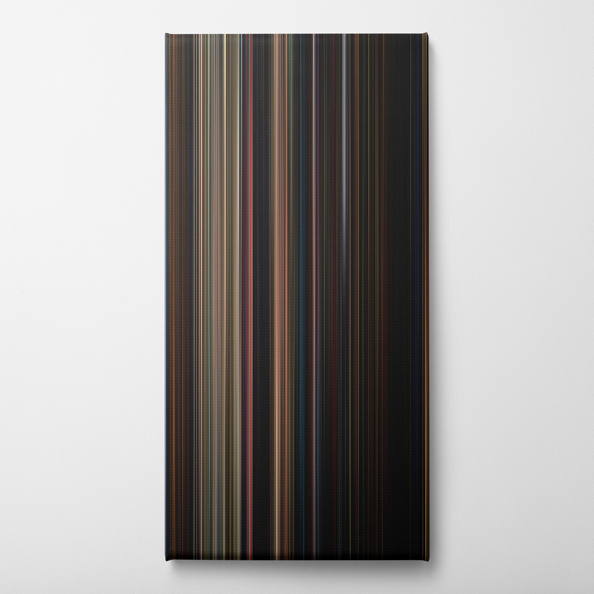 Halloween Ends (2022) CineSpectrum Color Spectrum Canvas Print - Vertical on Wall