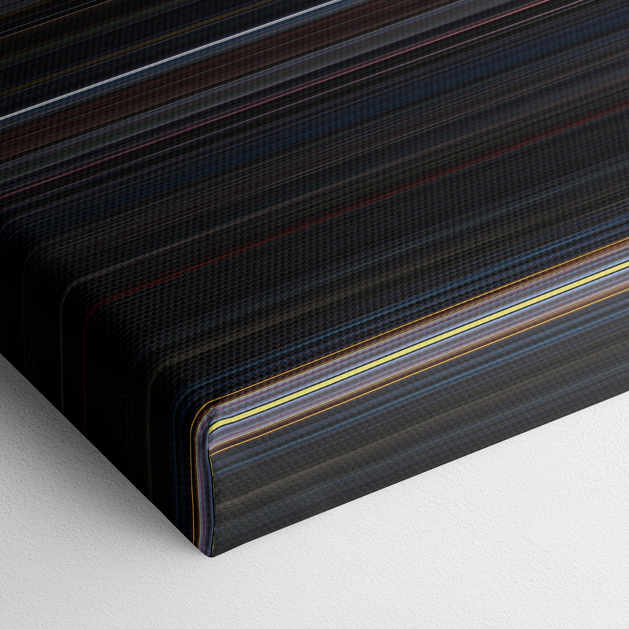 Halloween II (1981) CineSpectrum Color Spectrum Canvas Print - Close Up of Bottom of Print