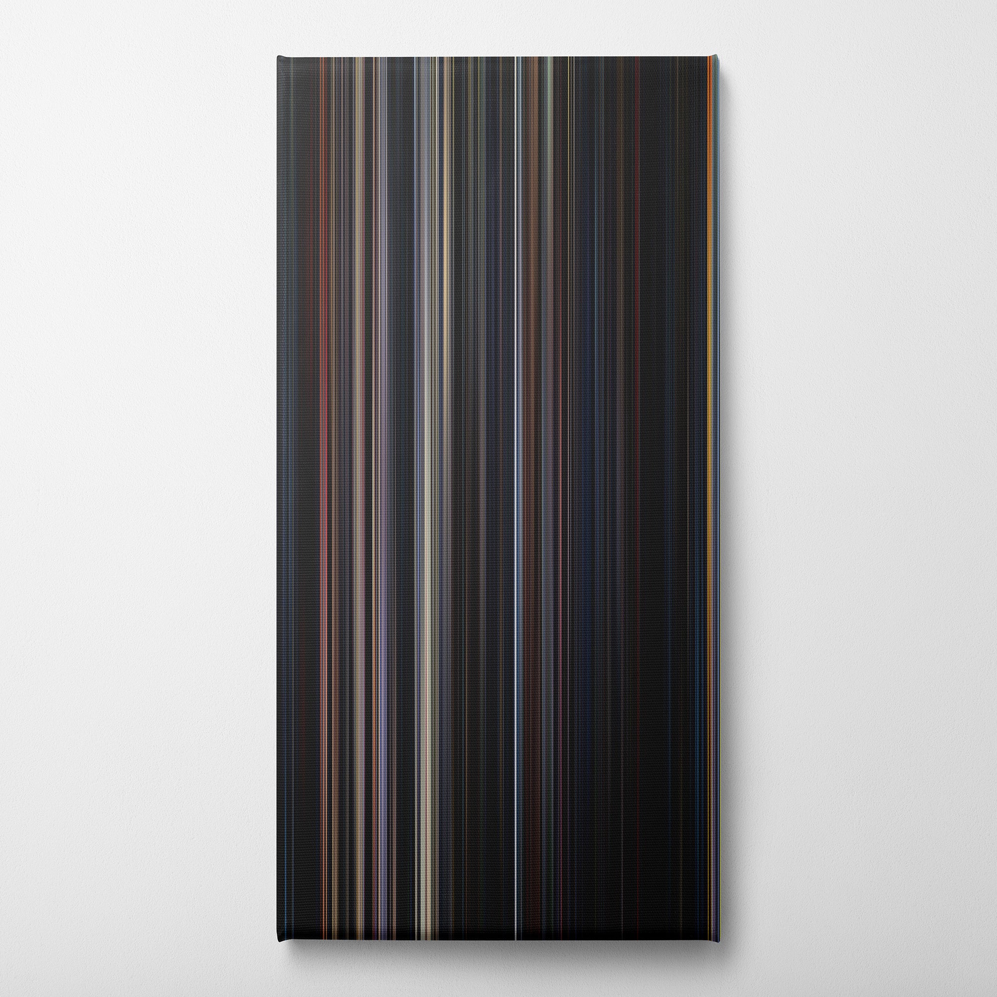 Halloween II (1981) CineSpectrum Color Spectrum Canvas Print - Vertical on Wall