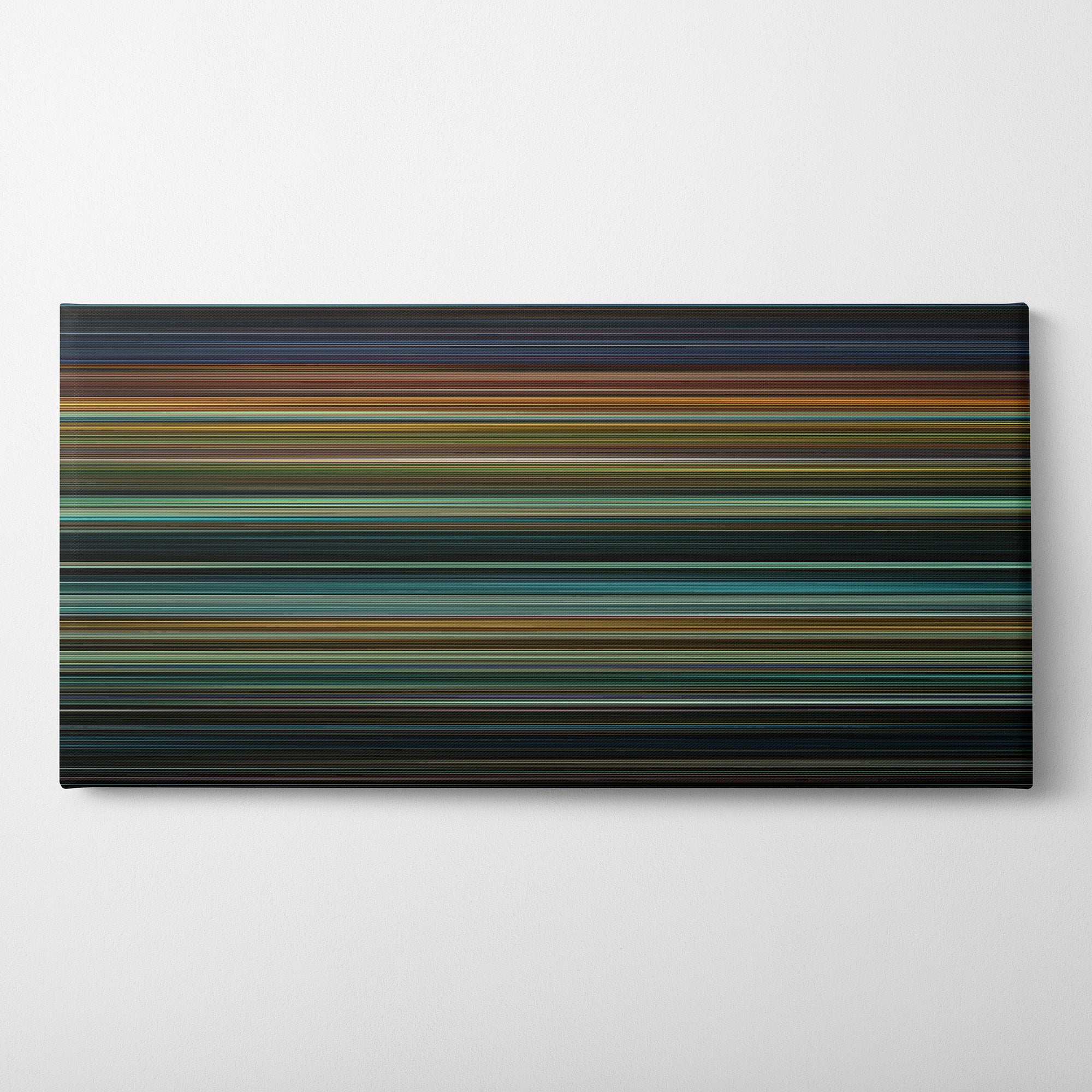 Halloween Kills (2021) CineSpectrum Color Spectrum Canvas Print - Horizontal on Wall
