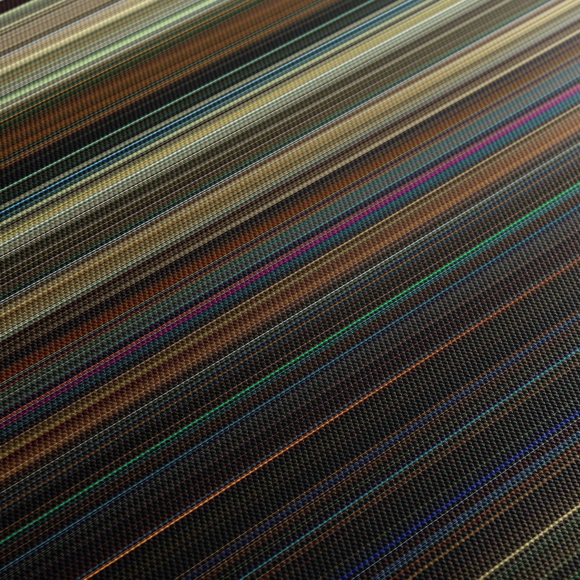 Halloween (2018) CineSpectrum Color Spectrum Canvas Print - Close Up of Middle of Print