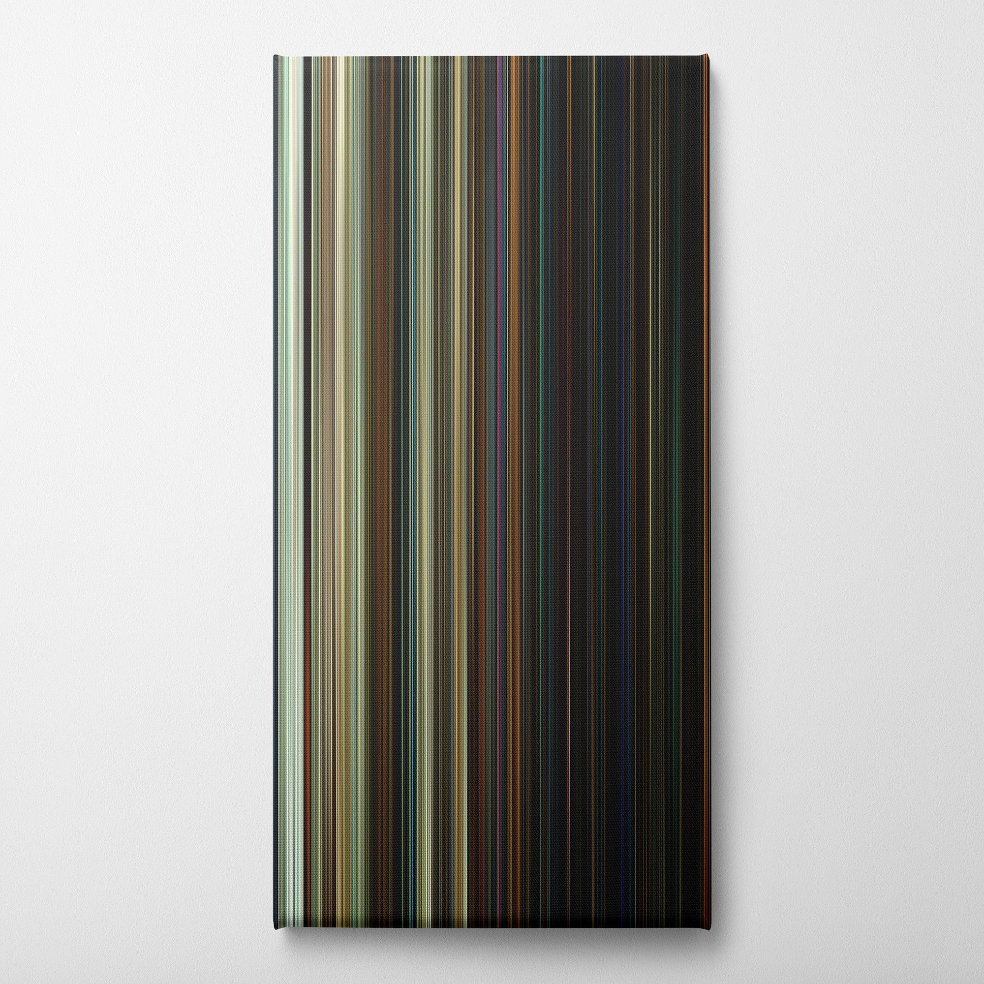 Halloween (2018) CineSpectrum Color Spectrum Canvas Print - Vertical on Wall