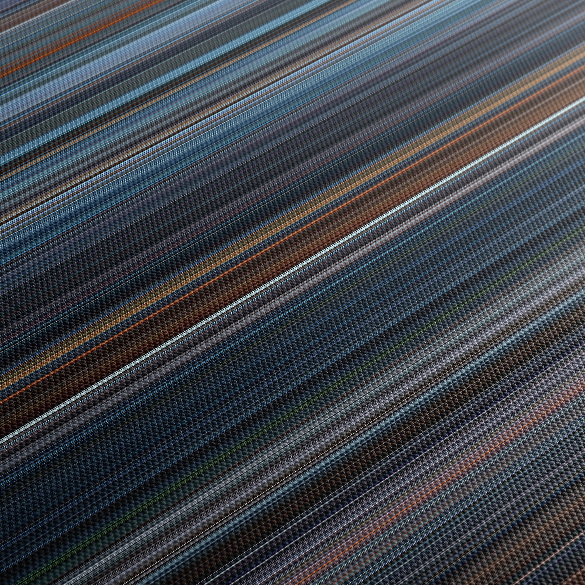 Hannibal (2001) CineSpectrum Color Spectrum Canvas Print - Close Up of Middle of Print