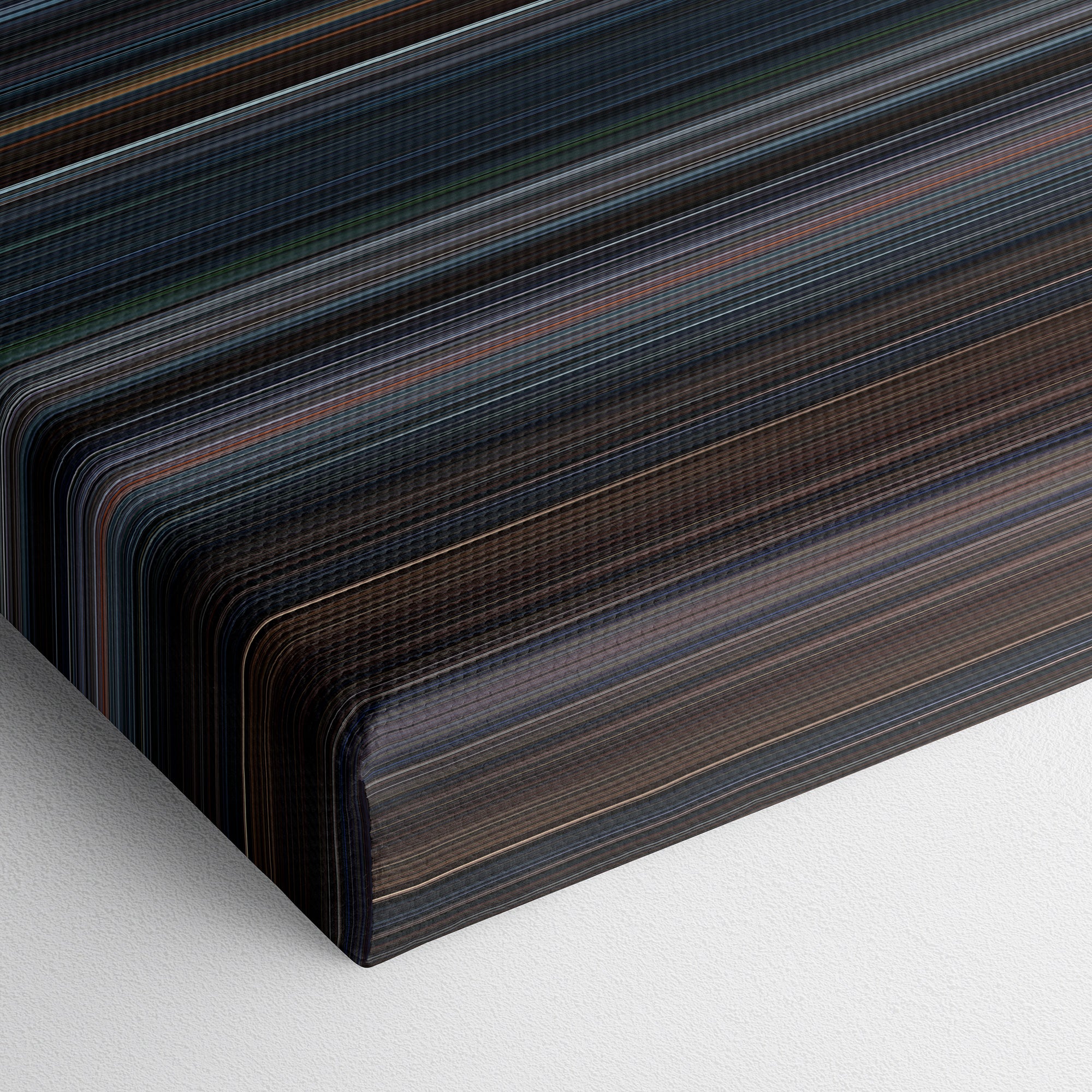 Hannibal (2001) CineSpectrum Color Spectrum Canvas Print - Close Up of Bottom of Print