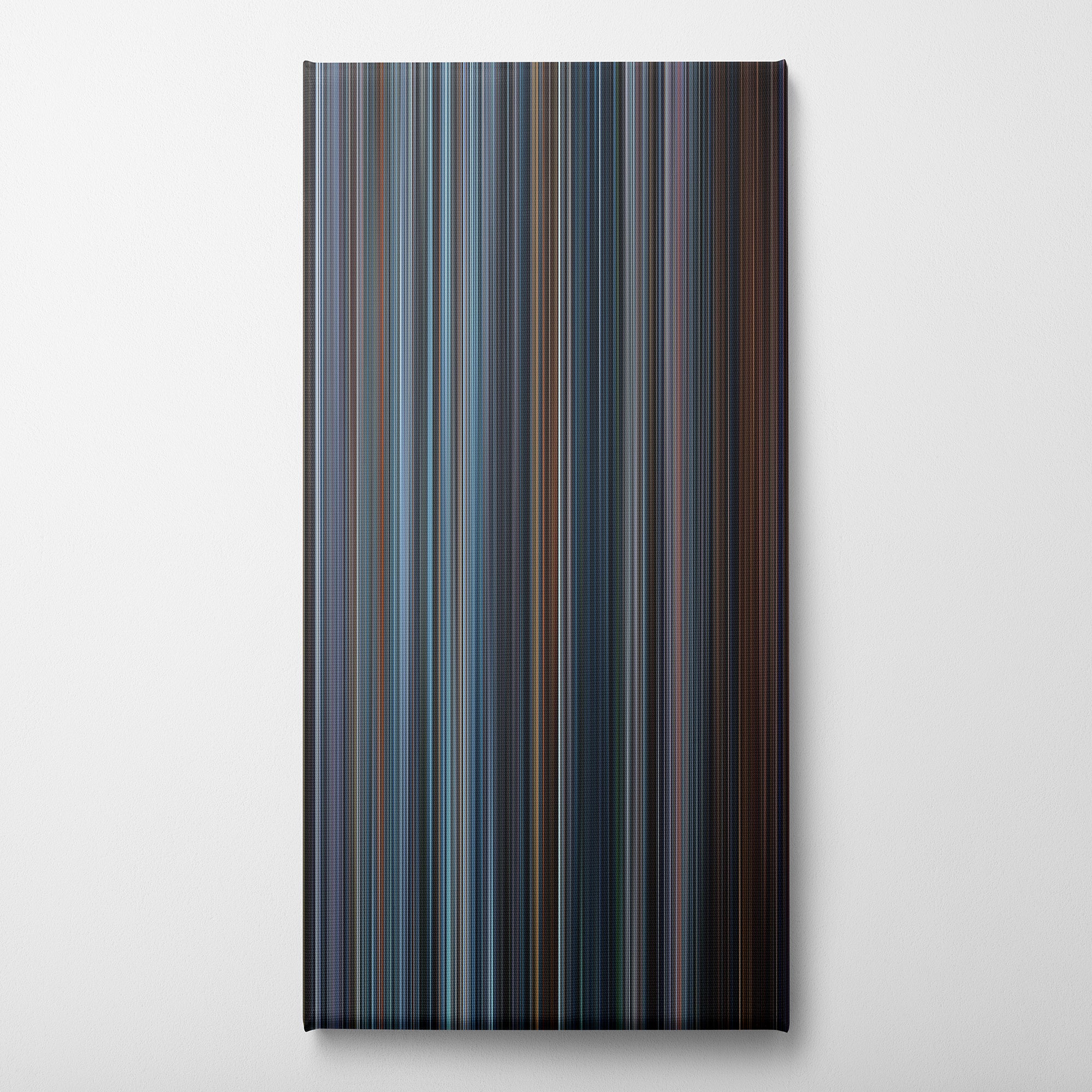 Hannibal (2001) CineSpectrum Color Spectrum Canvas Print - Vertical on Wall