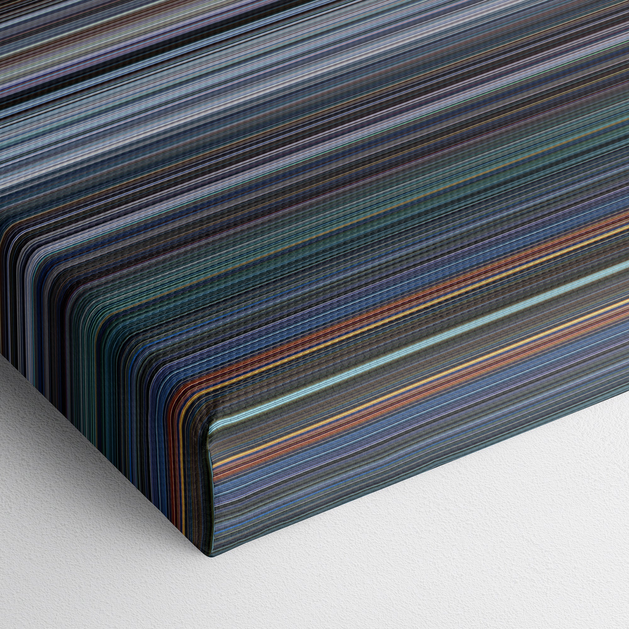 Hard Boiled (1992) CineSpectrum Color Spectrum Canvas Print - Close Up of Bottom of Print