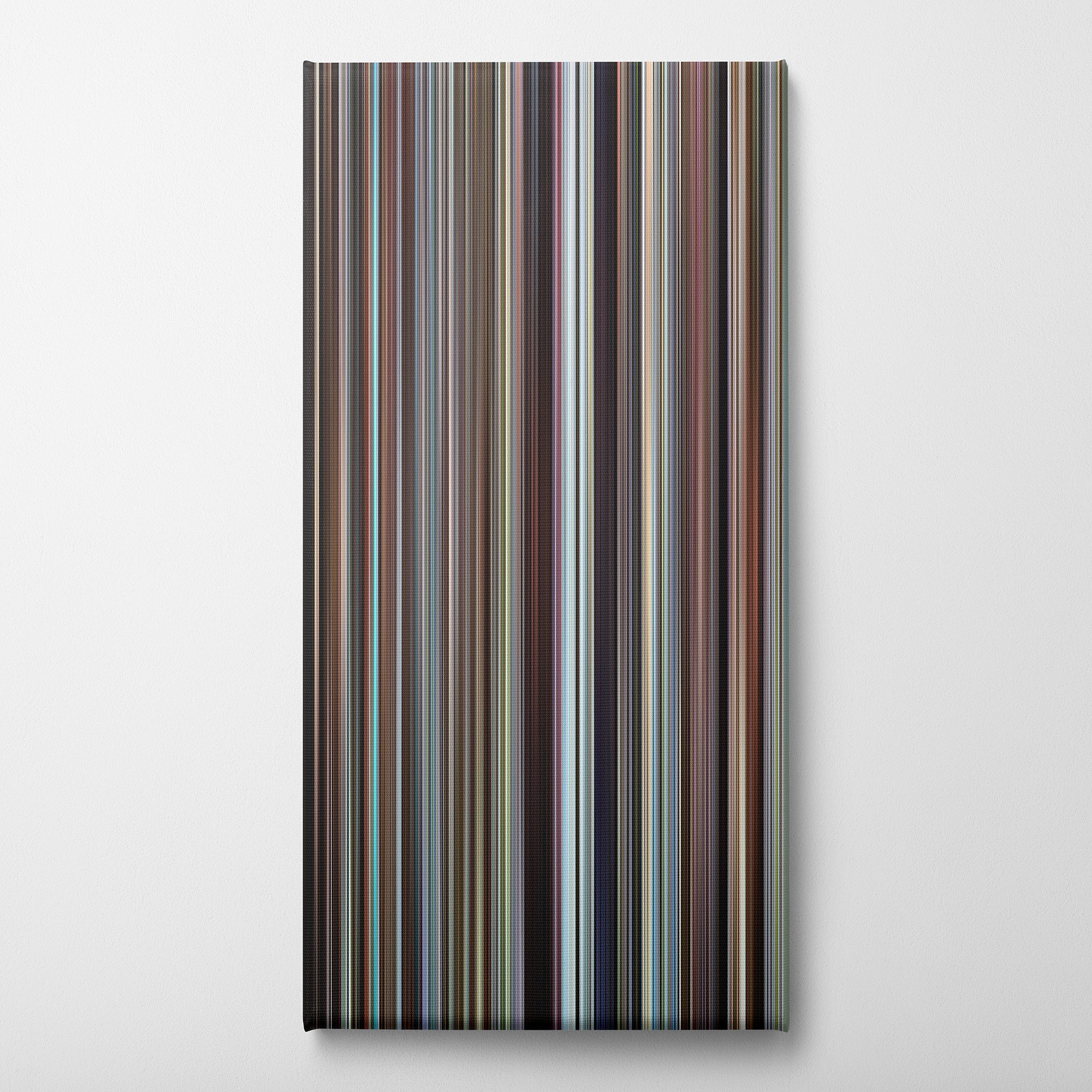 Harold and Maude (1971) CineSpectrum Color Spectrum Canvas Print - Vertical on Wall
