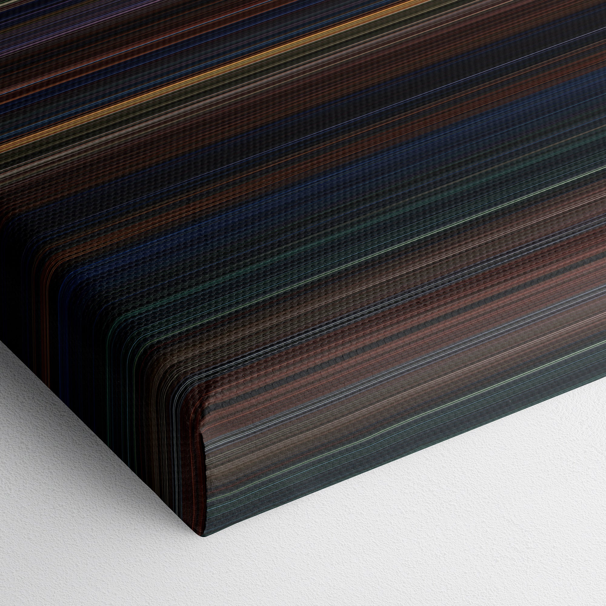 Harry Potter and the Chamber of Secrets (2002) CineSpectrum Color Spectrum Canvas Print - Close Up of Bottom of Print