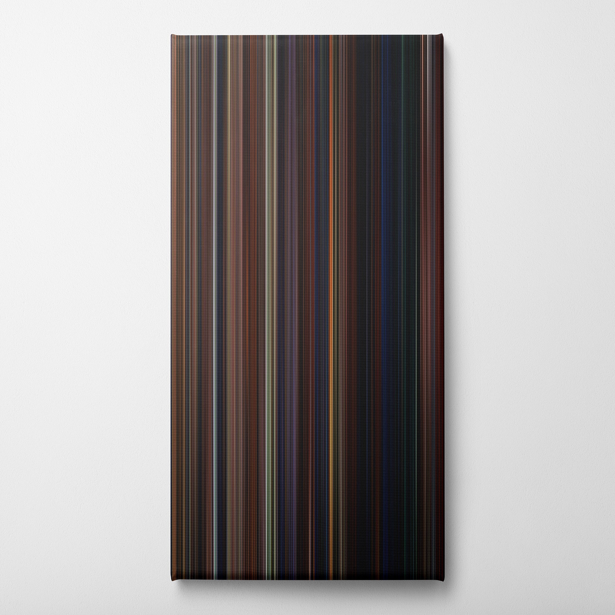 Harry Potter and the Chamber of Secrets (2002) CineSpectrum Color Spectrum Canvas Print - Vertical on Wall