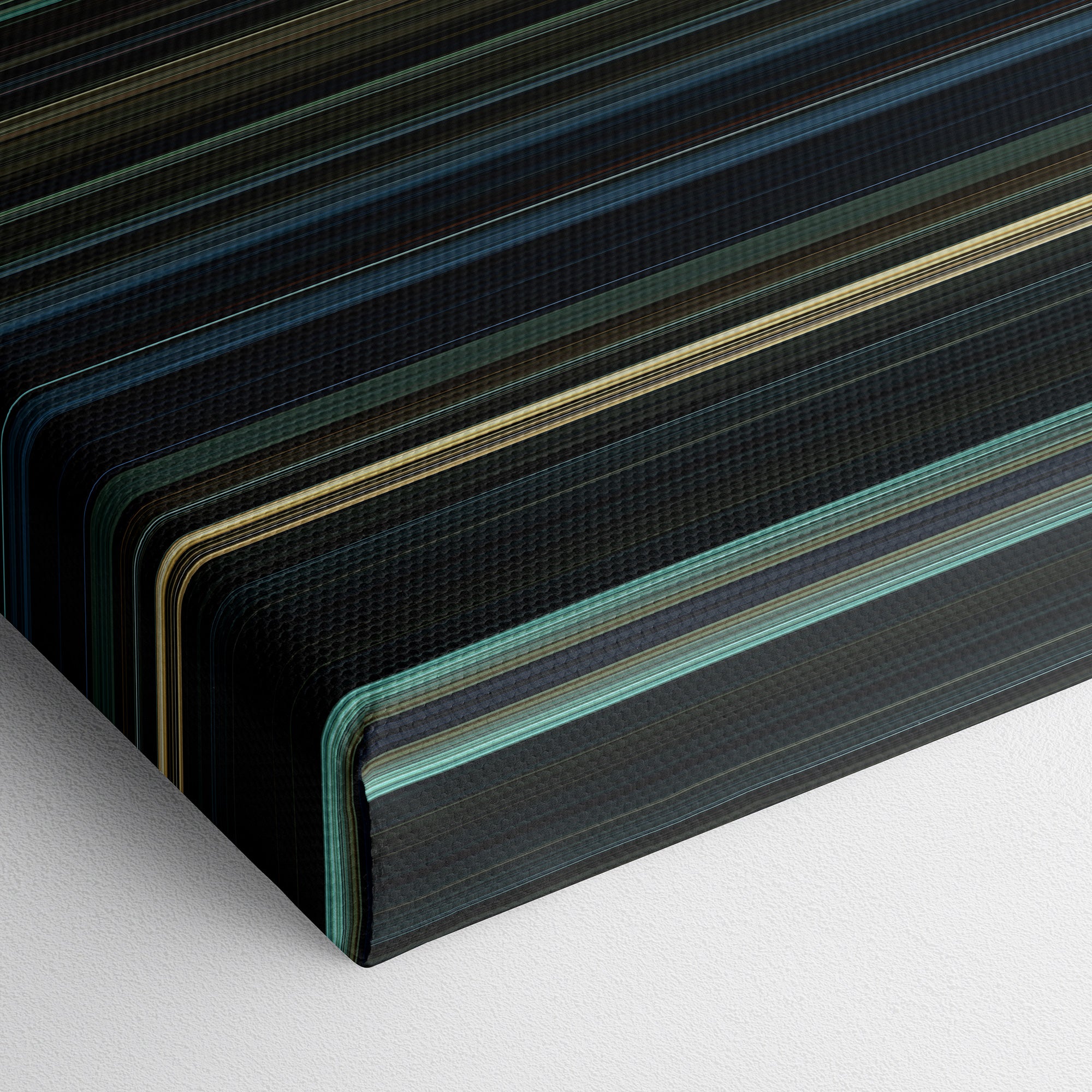 Harry Potter and the Deathly Hallows Part 1 (2010) CineSpectrum Color Spectrum Canvas Print - Close Up of Bottom of Print