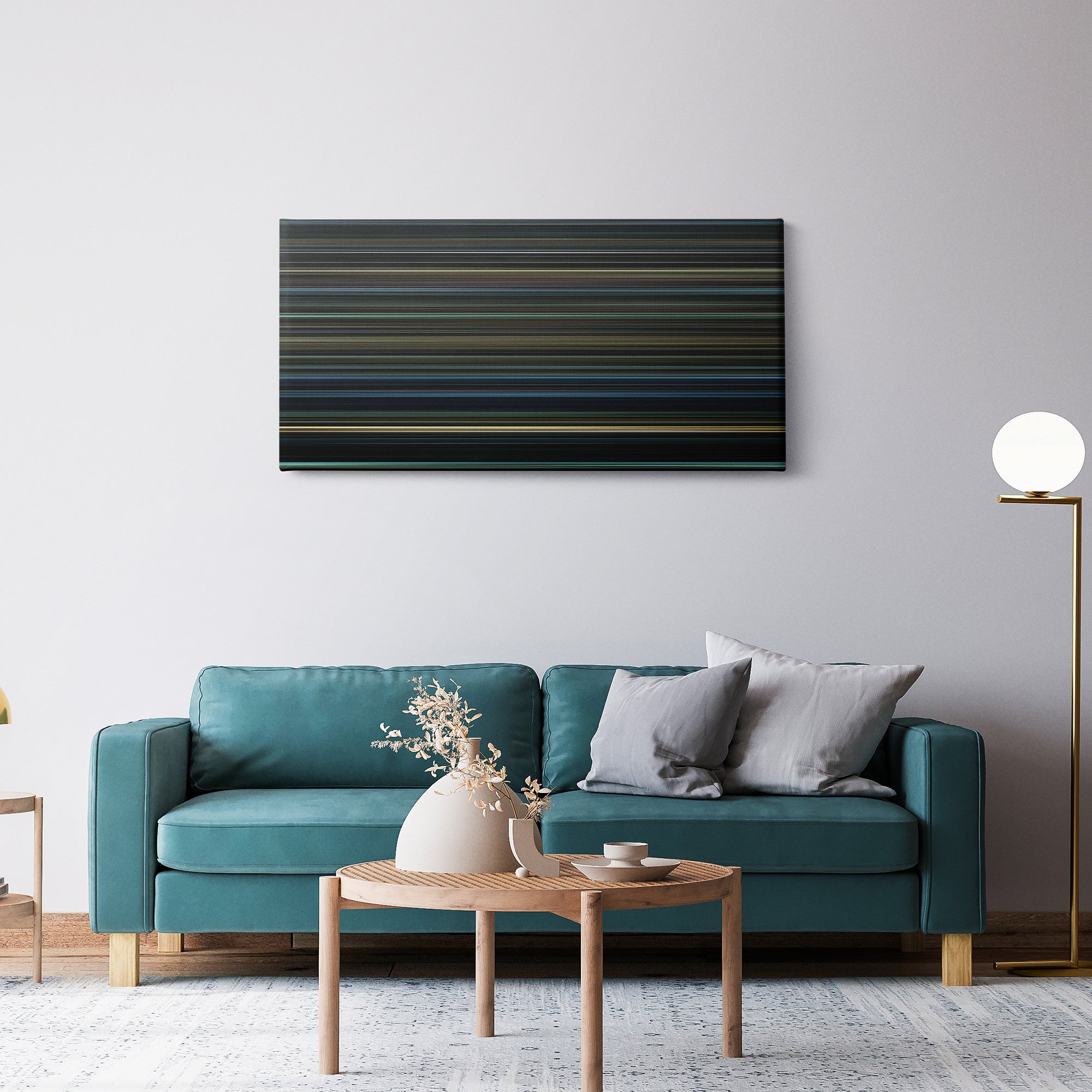 Harry Potter and the Deathly Hallows Part 1 (2010) CineSpectrum Color Spectrum Canvas Print - Hanging Horizontal on Wall in Room