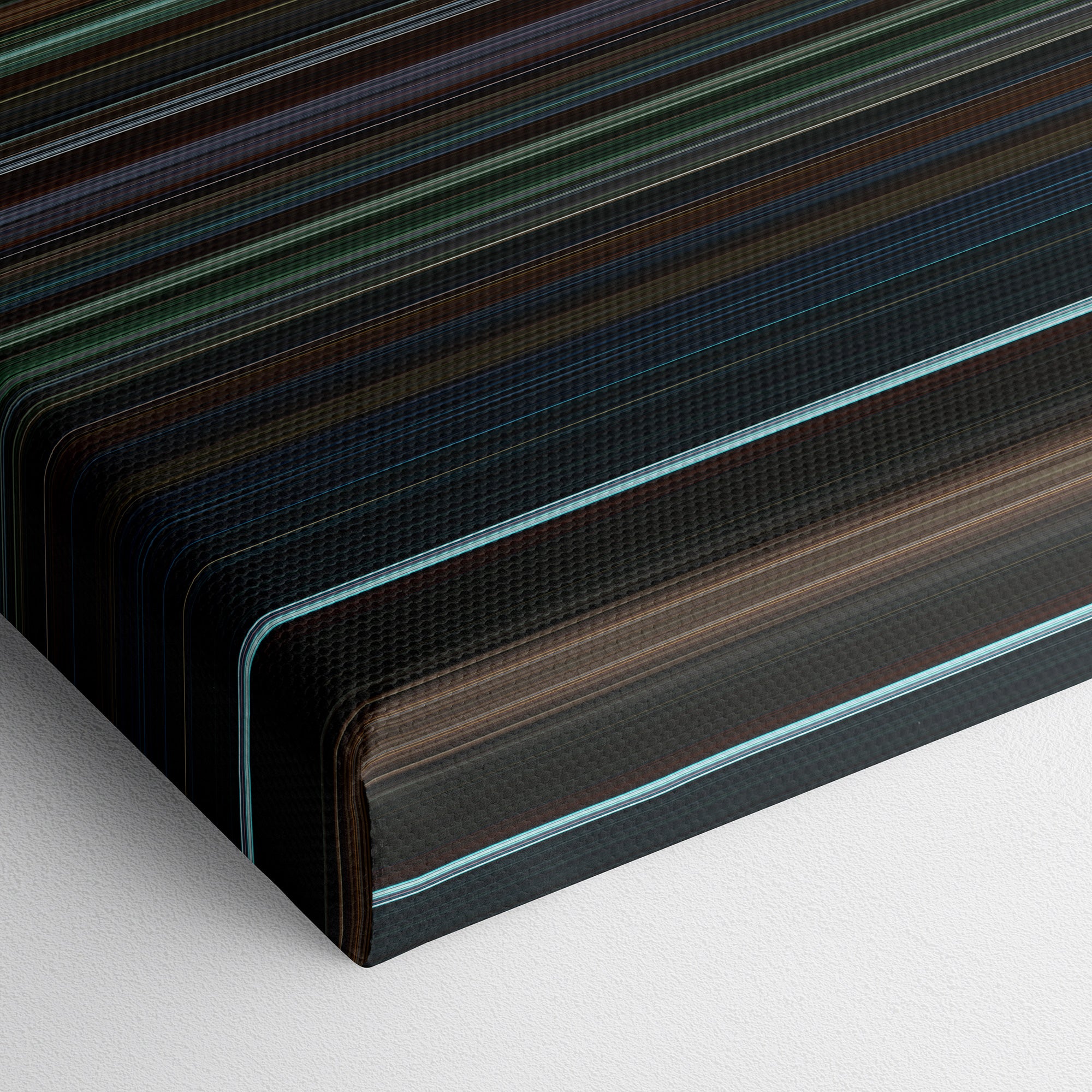 Harry Potter and the Goblet of Fire (2005) CineSpectrum Color Spectrum Canvas Print - Close Up of Bottom of Print