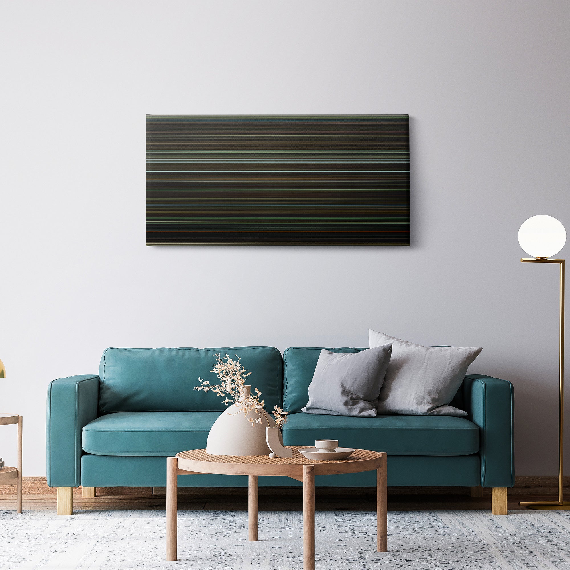 Harry Potter and the Half Blood Prince (2009) CineSpectrum Color Spectrum Canvas Print - Hanging Horizontal on Wall in Room