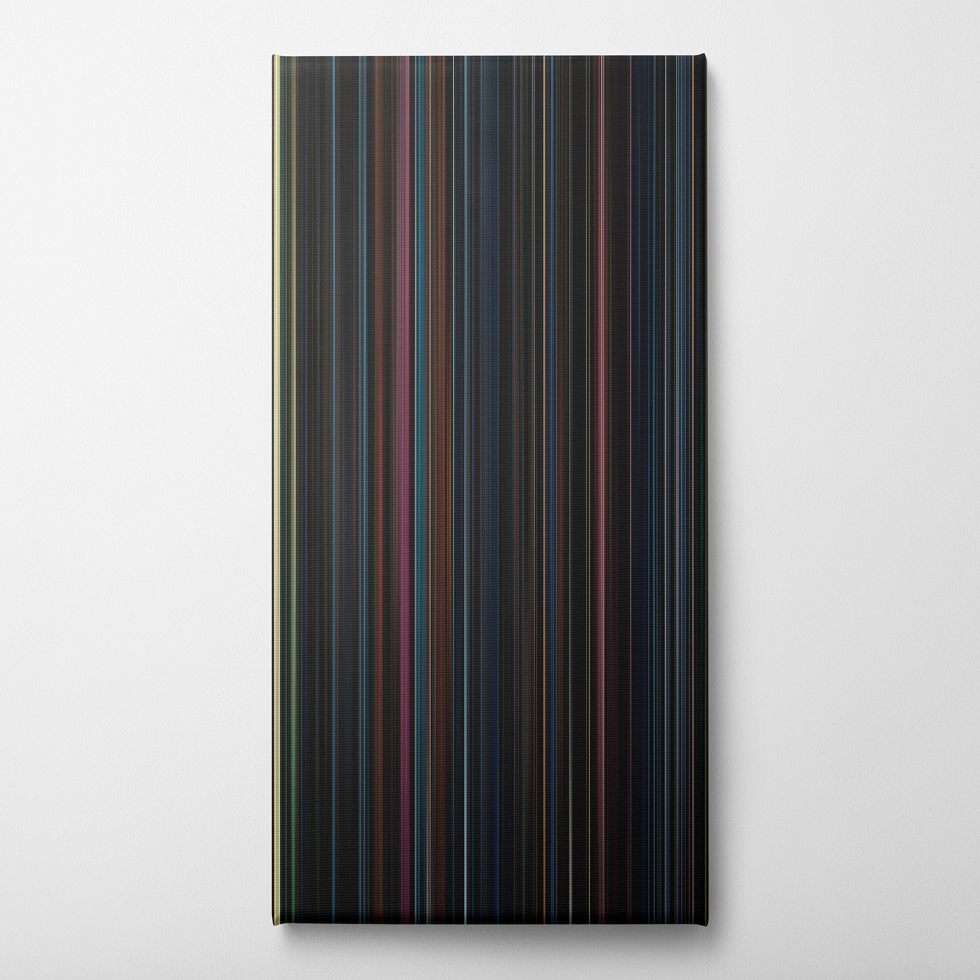 Harry Potter and the Order of the Phoenix (2007) CineSpectrum Color Spectrum Canvas Print - Vertical on Wall