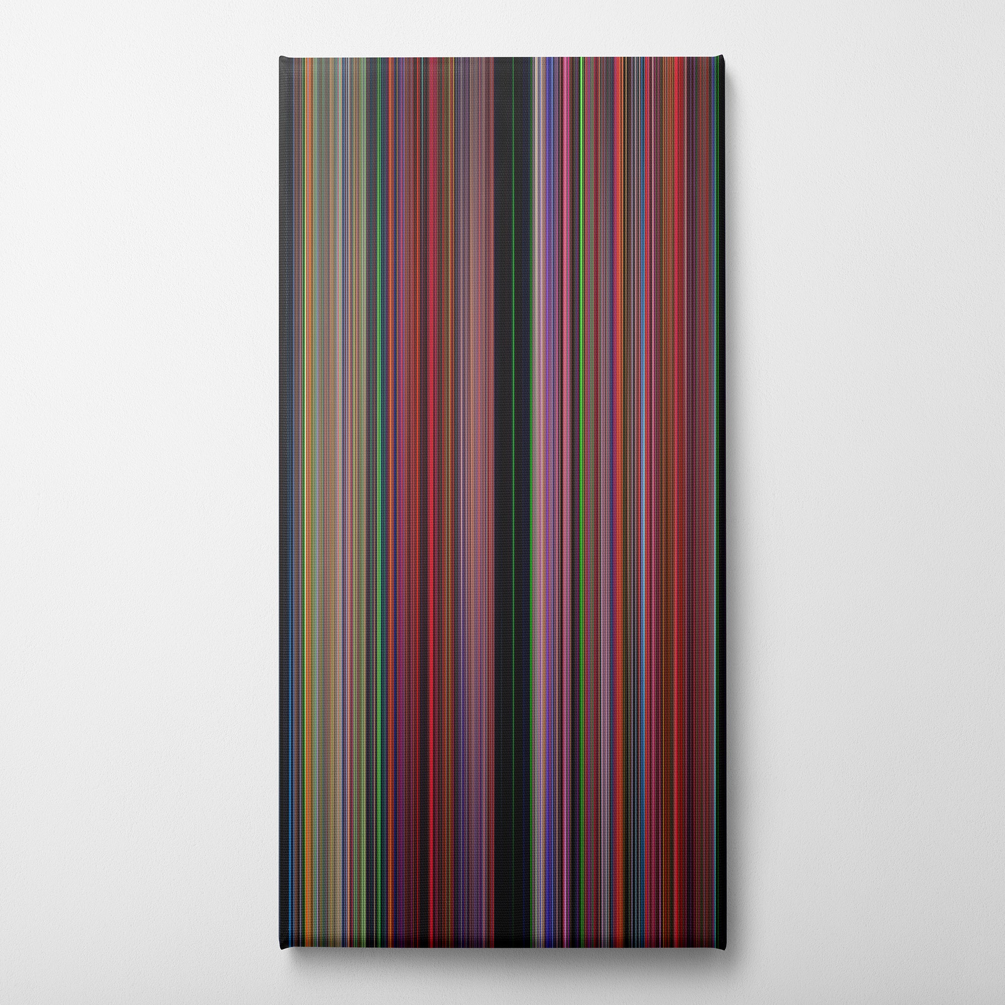 Heavy Metal (1981) CineSpectrum Color Spectrum Canvas Print - Vertical on Wall