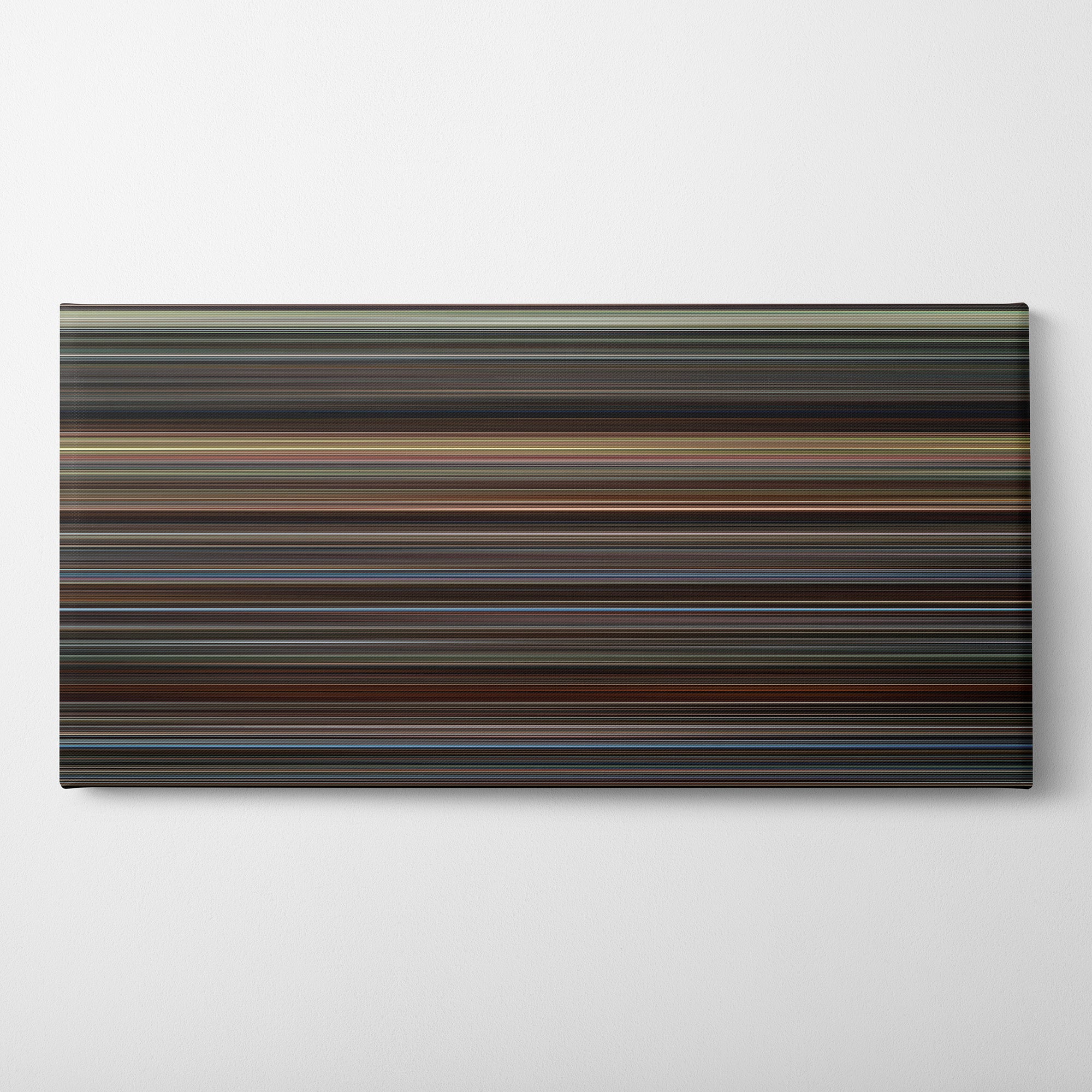 Hidden Figures (2016) CineSpectrum Color Spectrum Canvas Print - Horizontal on Wall