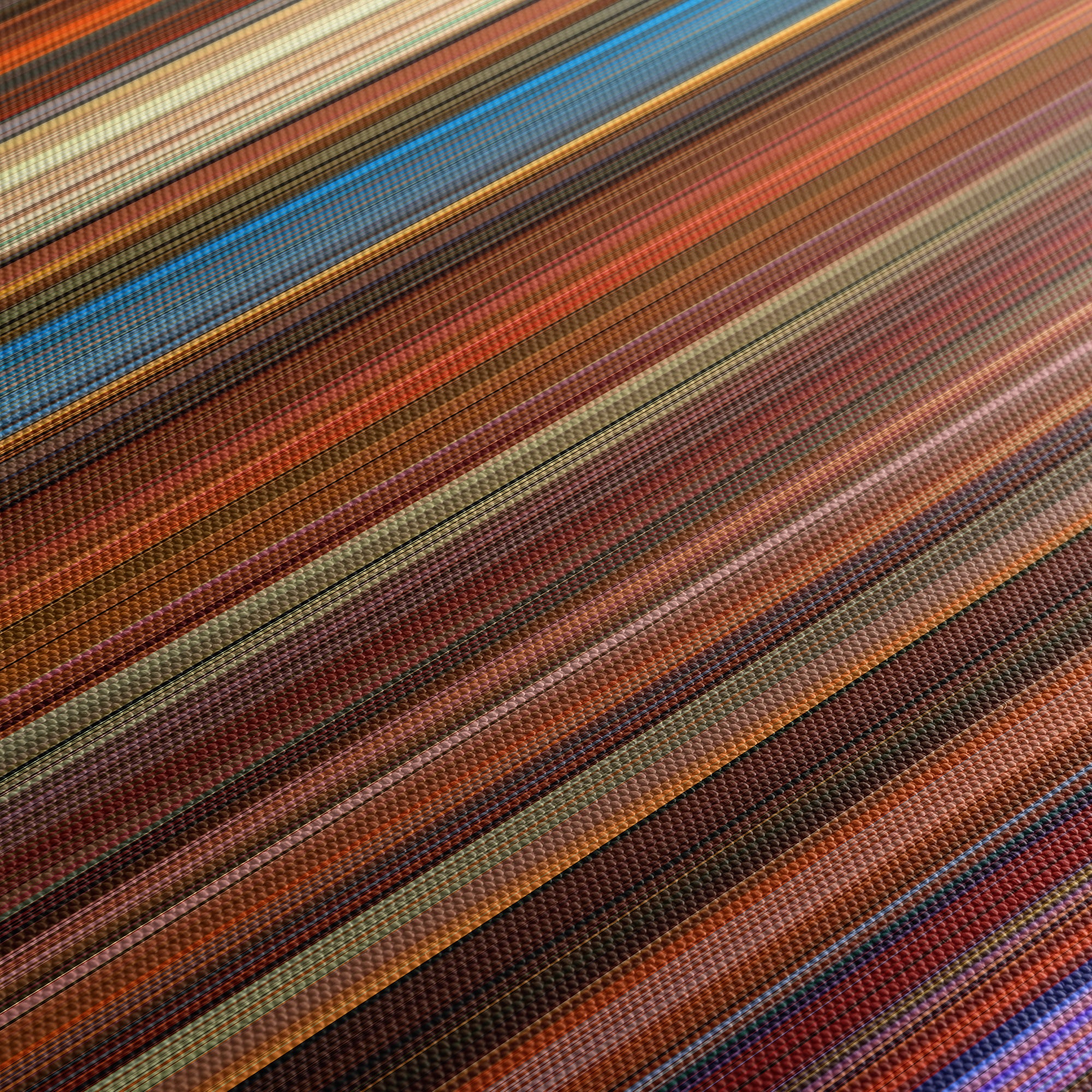 Hollywood Chainsaw Hookers (1988) CineSpectrum Color Spectrum Canvas Print - Close Up of Middle of Print