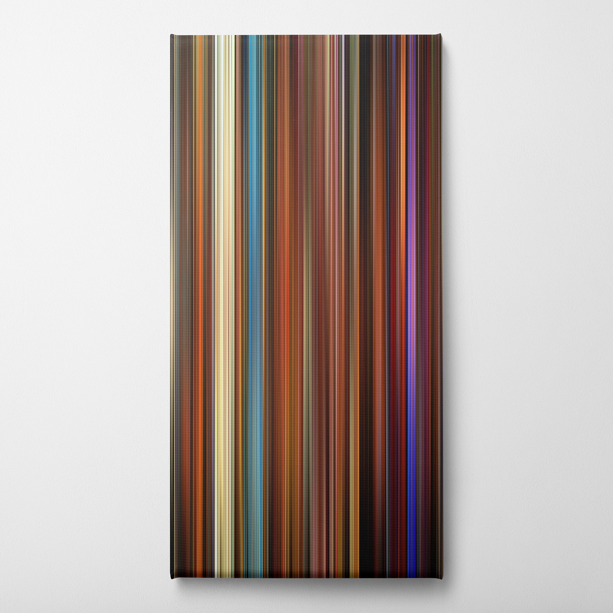 Hollywood Chainsaw Hookers (1988) CineSpectrum Color Spectrum Canvas Print - Vertical on Wall