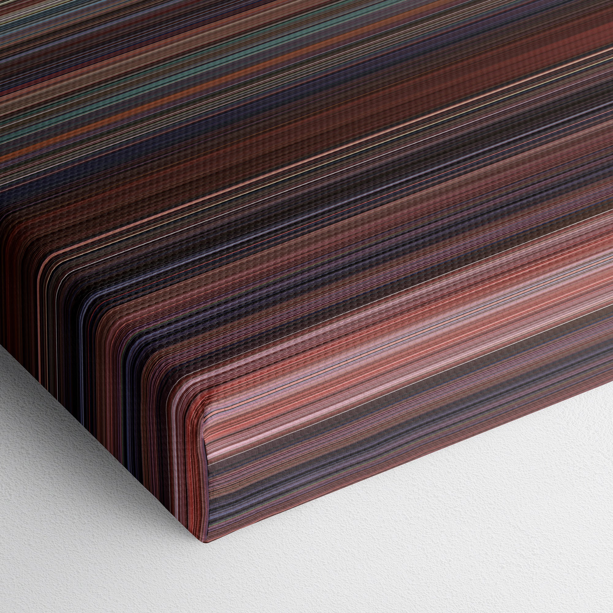 Home Alone (1990) CineSpectrum Color Spectrum Canvas Print - Close Up of Bottom of Print