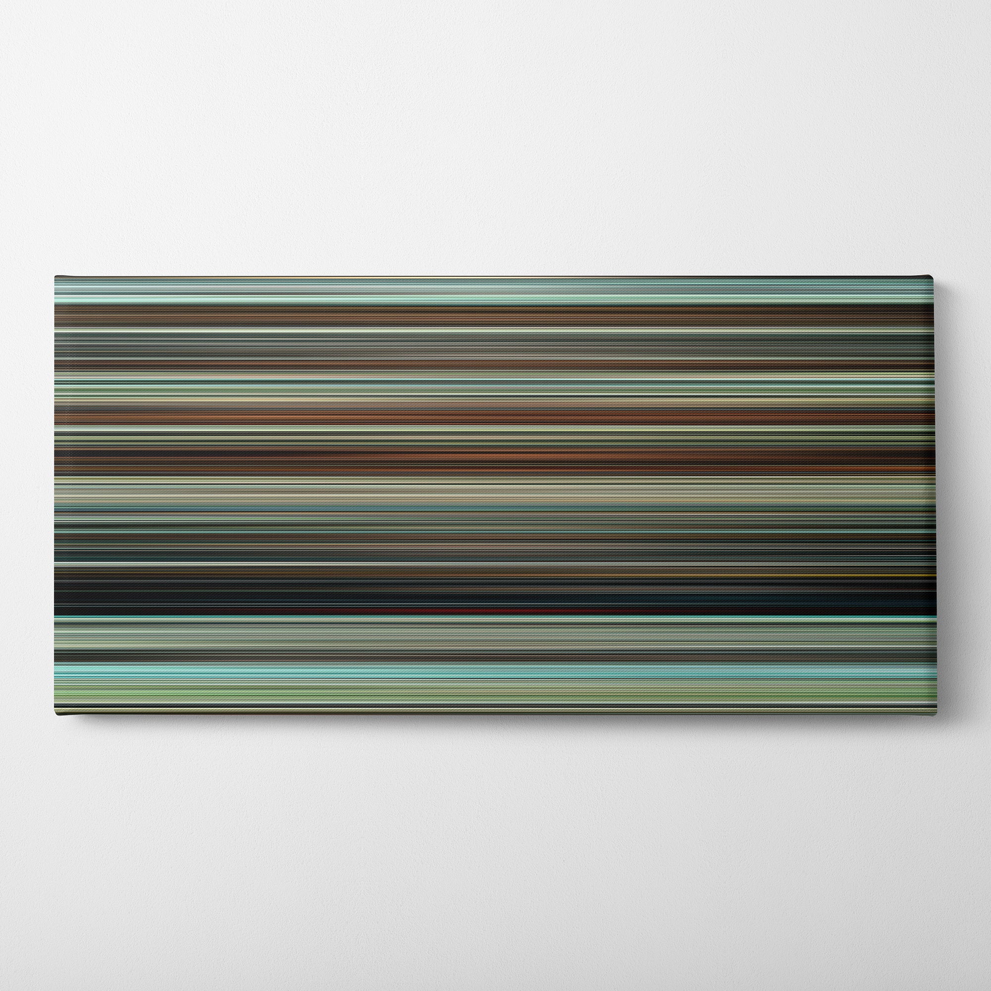 Hot Fuzz (2007) CineSpectrum Color Spectrum Canvas Print - Horizontal on Wall