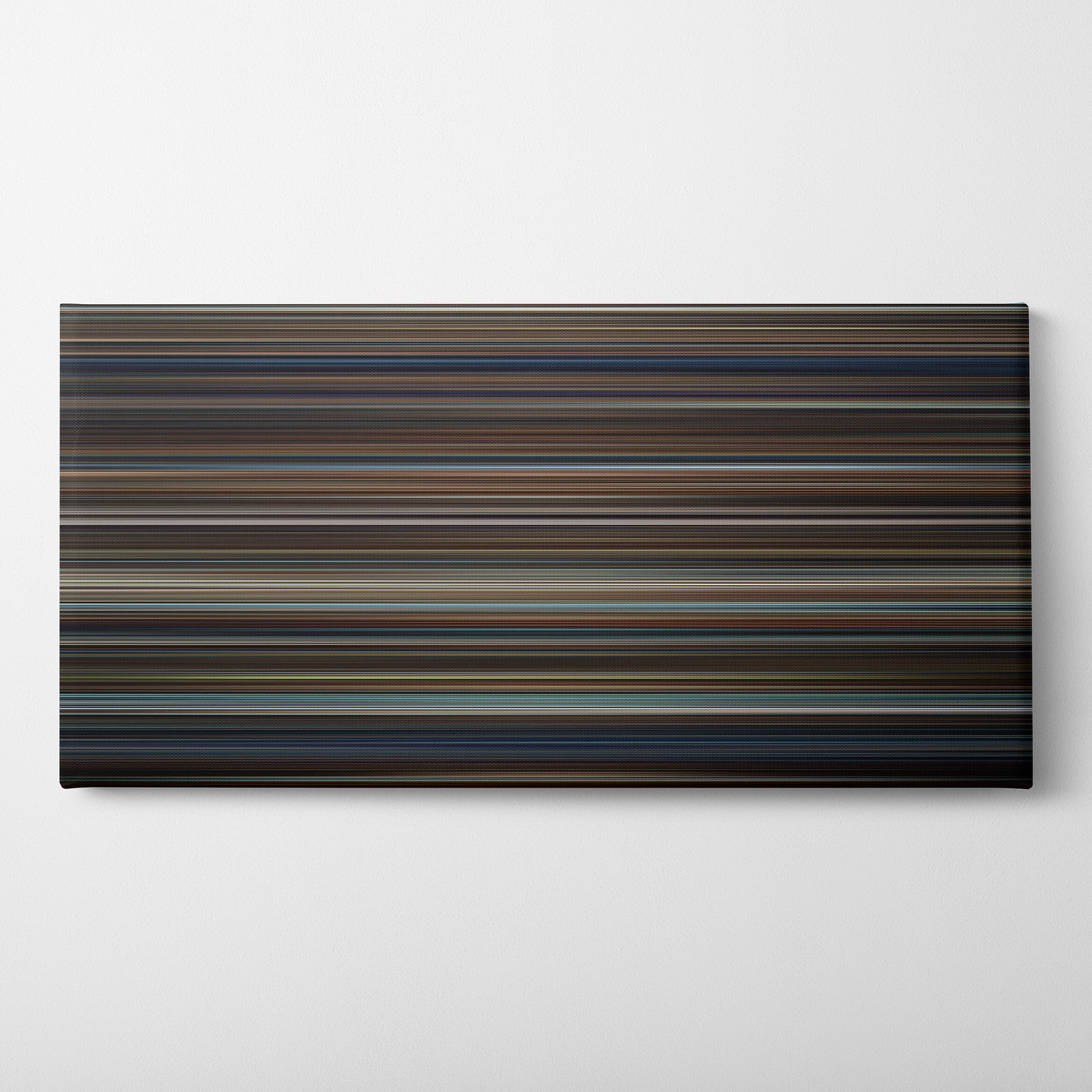 Hugo (2011) CineSpectrum Color Spectrum Canvas Print - Horizontal on Wall