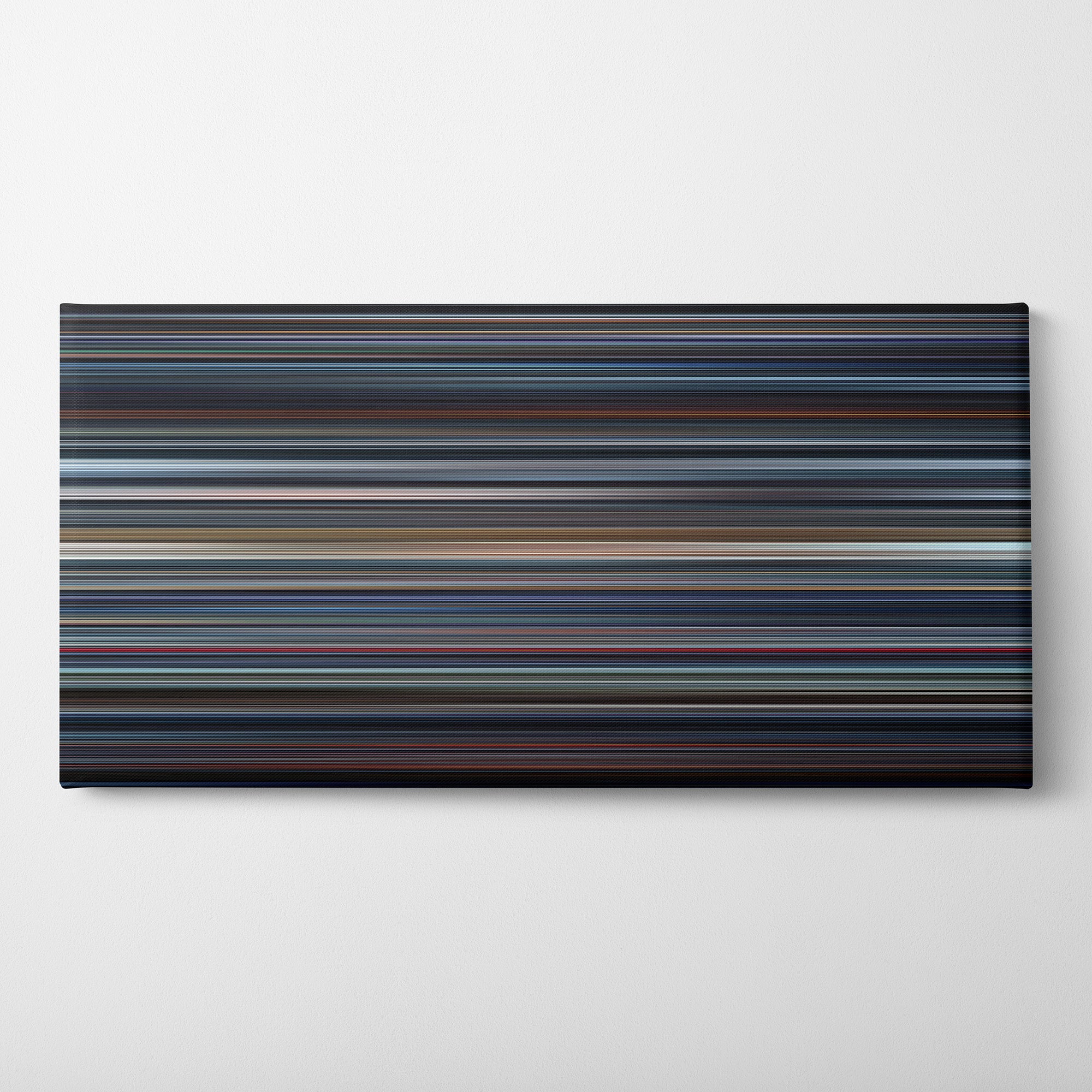 I Am Mother (2019) CineSpectrum Color Spectrum Canvas Print - Horizontal on Wall