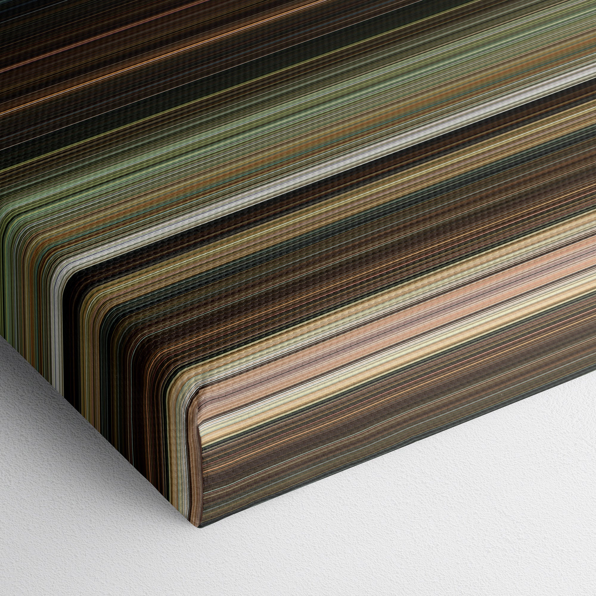 Indiana Jones and the Kingdom of the Crystal Skull (2008) CineSpectrum Color Spectrum Canvas Print - Close Up of Bottom of Print