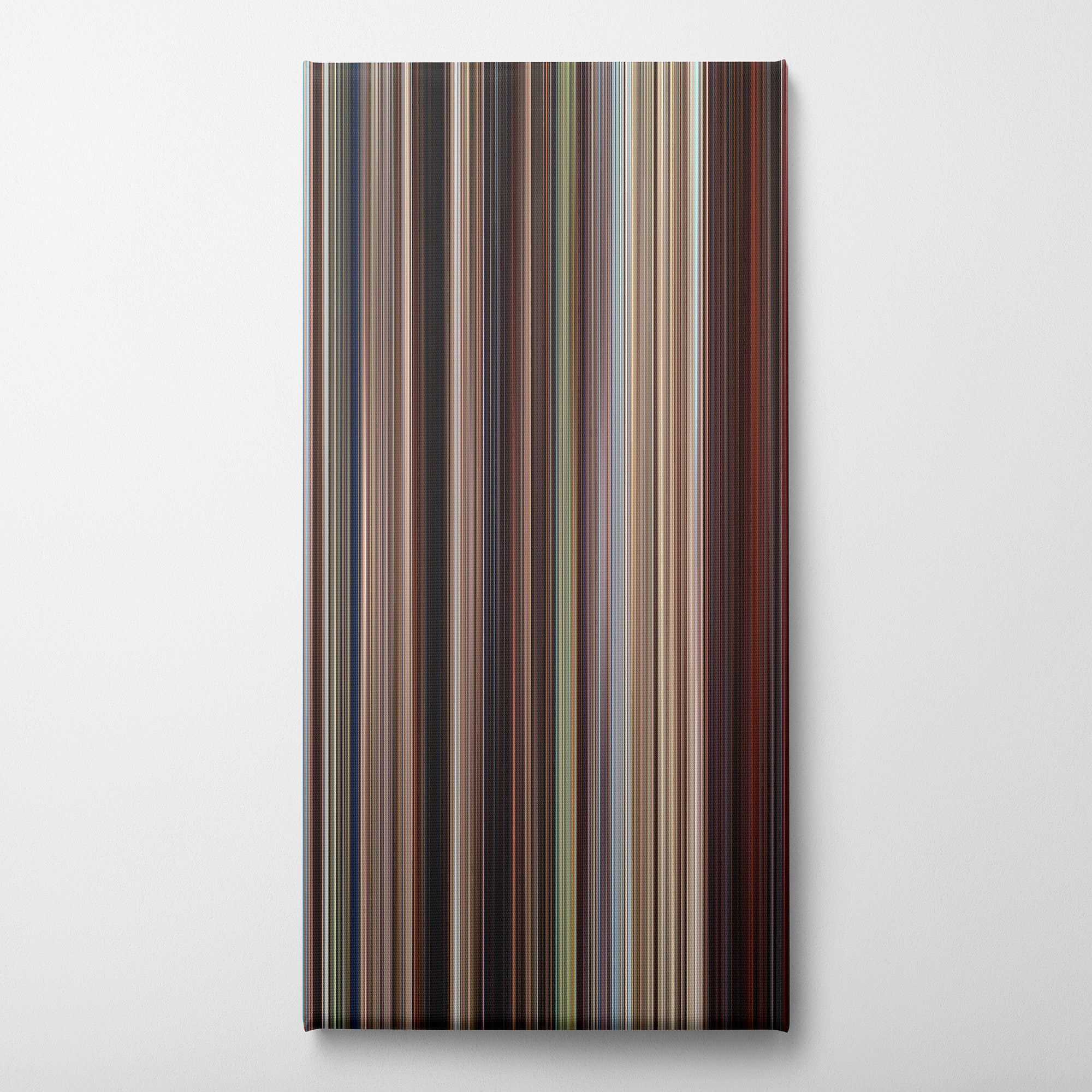 Indiana Jones and the Last Crusade (1989) CineSpectrum Color Spectrum Canvas Print - Vertical on Wall