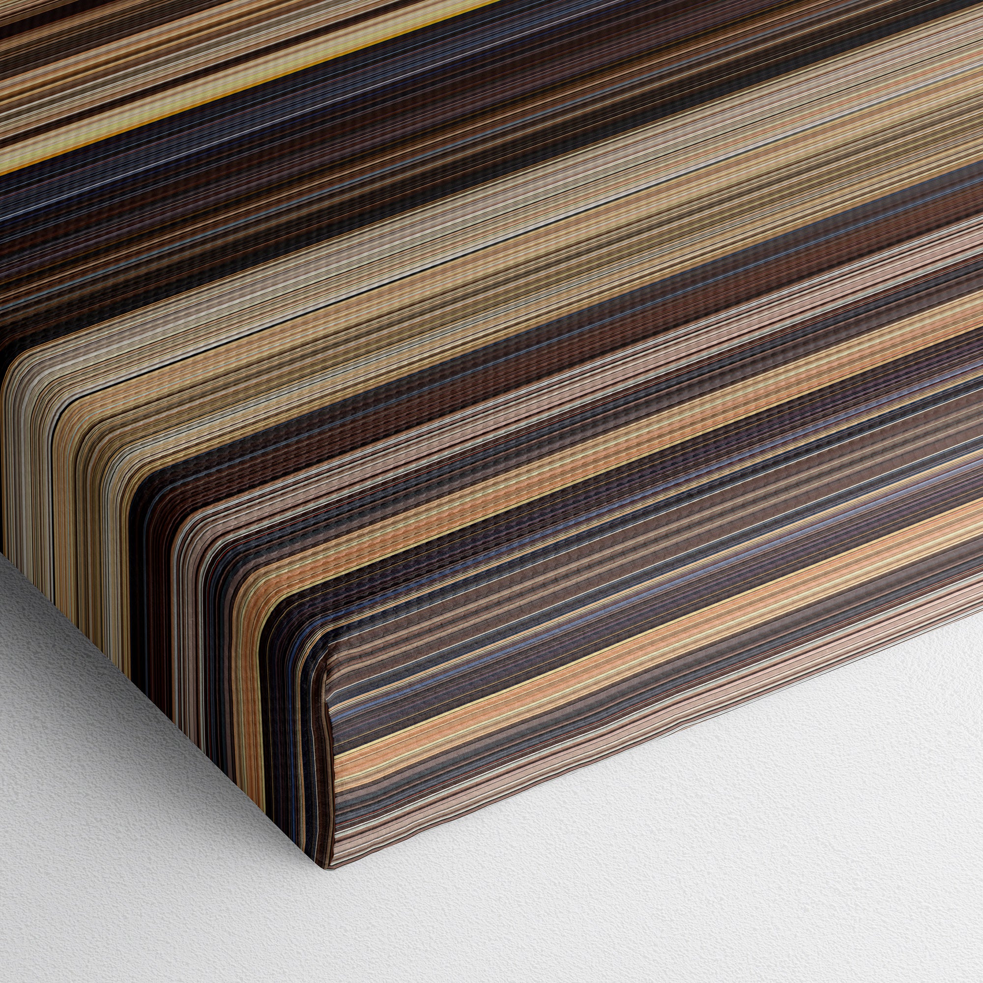 Indiana Jones and the Raiders of the Lost Ark (1981) CineSpectrum Color Spectrum Canvas Print - Close Up of Bottom of Print