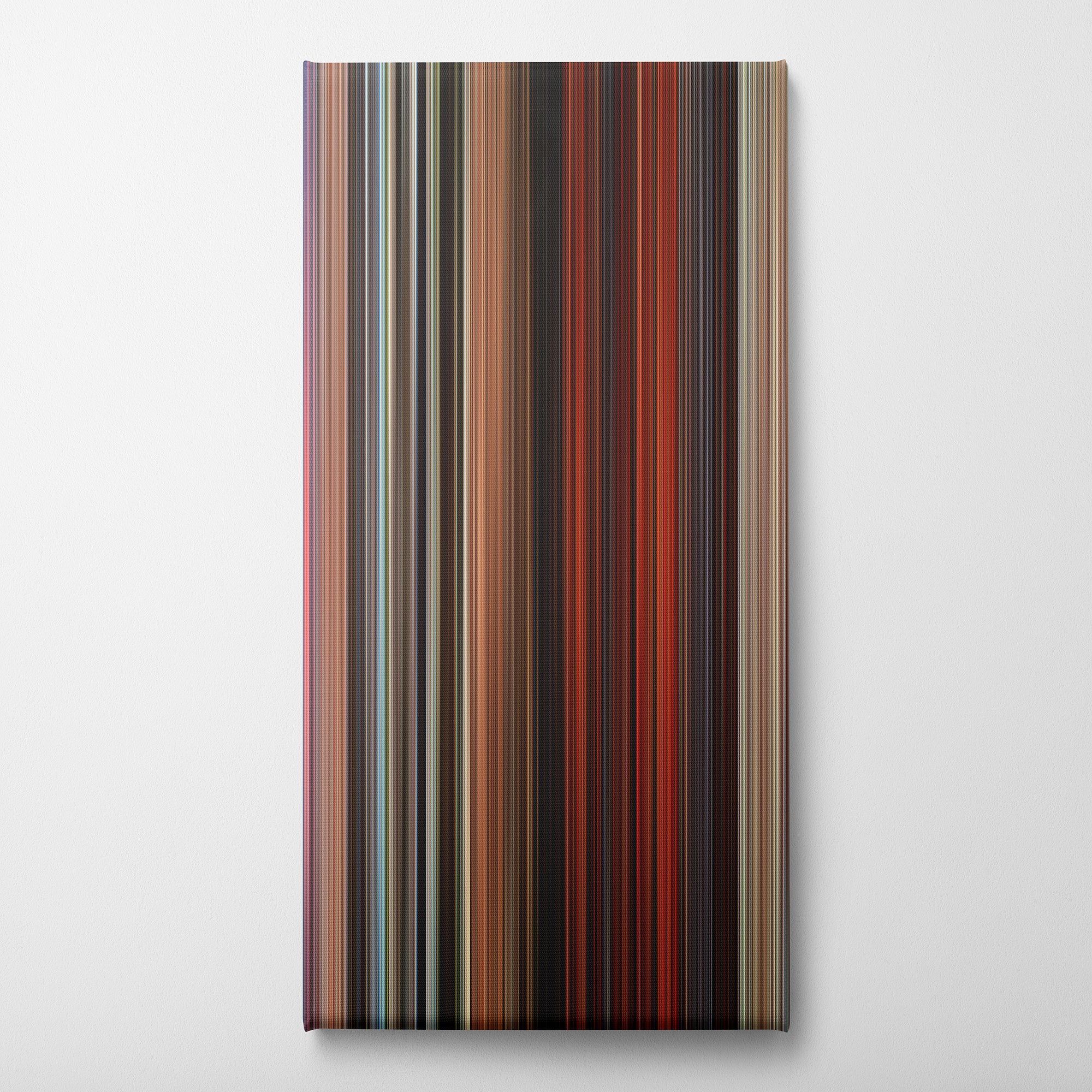 Indiana Jones and the Temple of Doom (1984) CineSpectrum Color Spectrum Canvas Print - Vertical on Wall