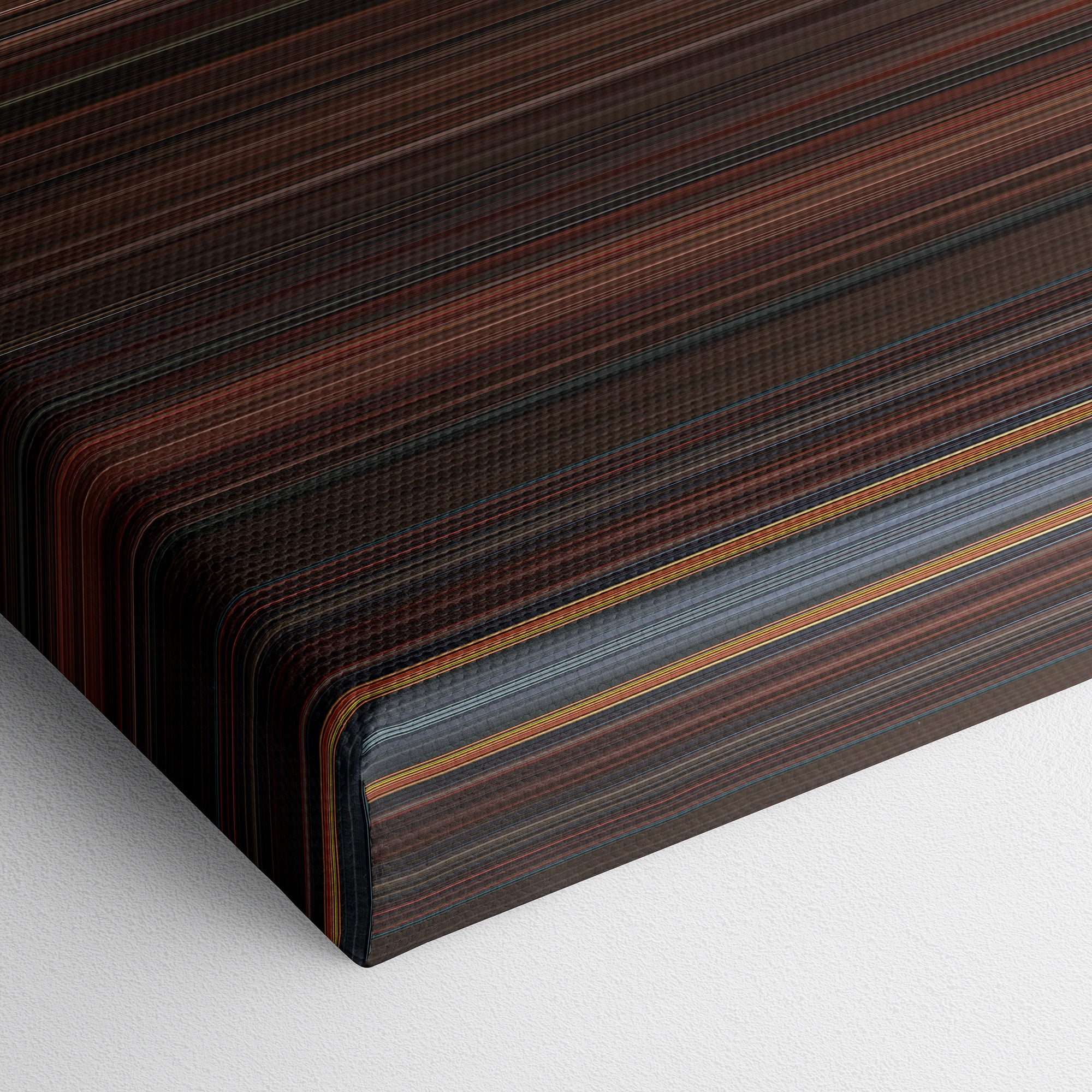 Inglourious Basterds (2009) CineSpectrum Color Spectrum Canvas Print - Close Up of Bottom of Print